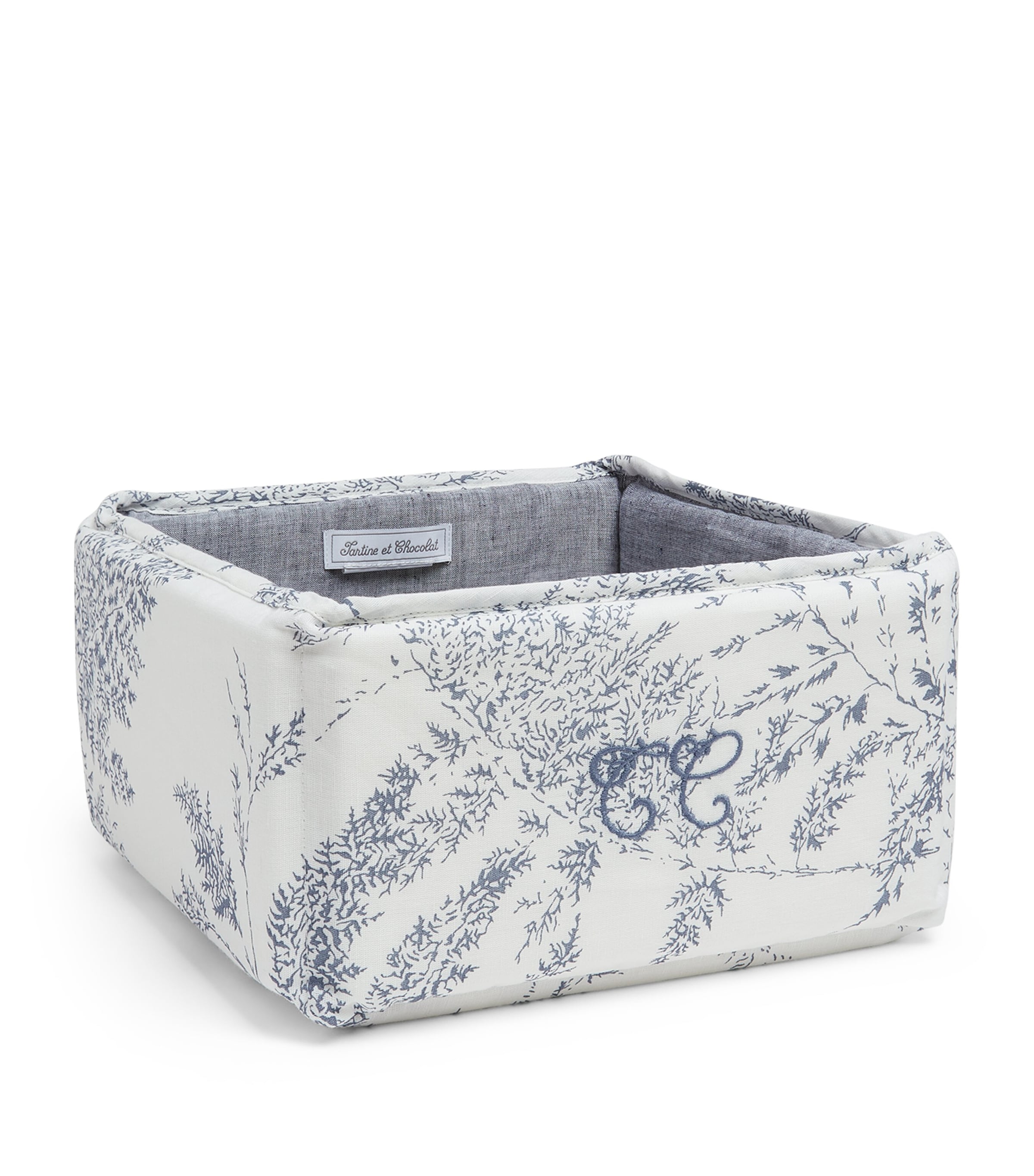 Tartine et Chocolat Feuillage Nursery Basket Vert Opaline
