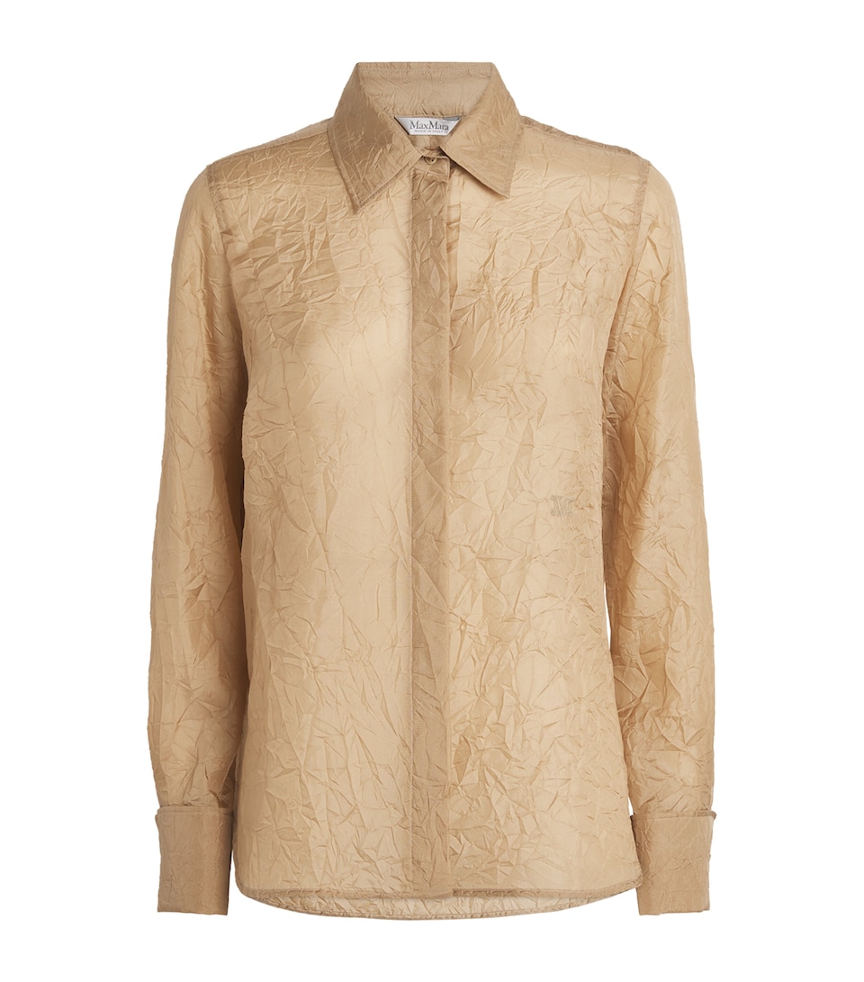 Silk Crinkled Shirt