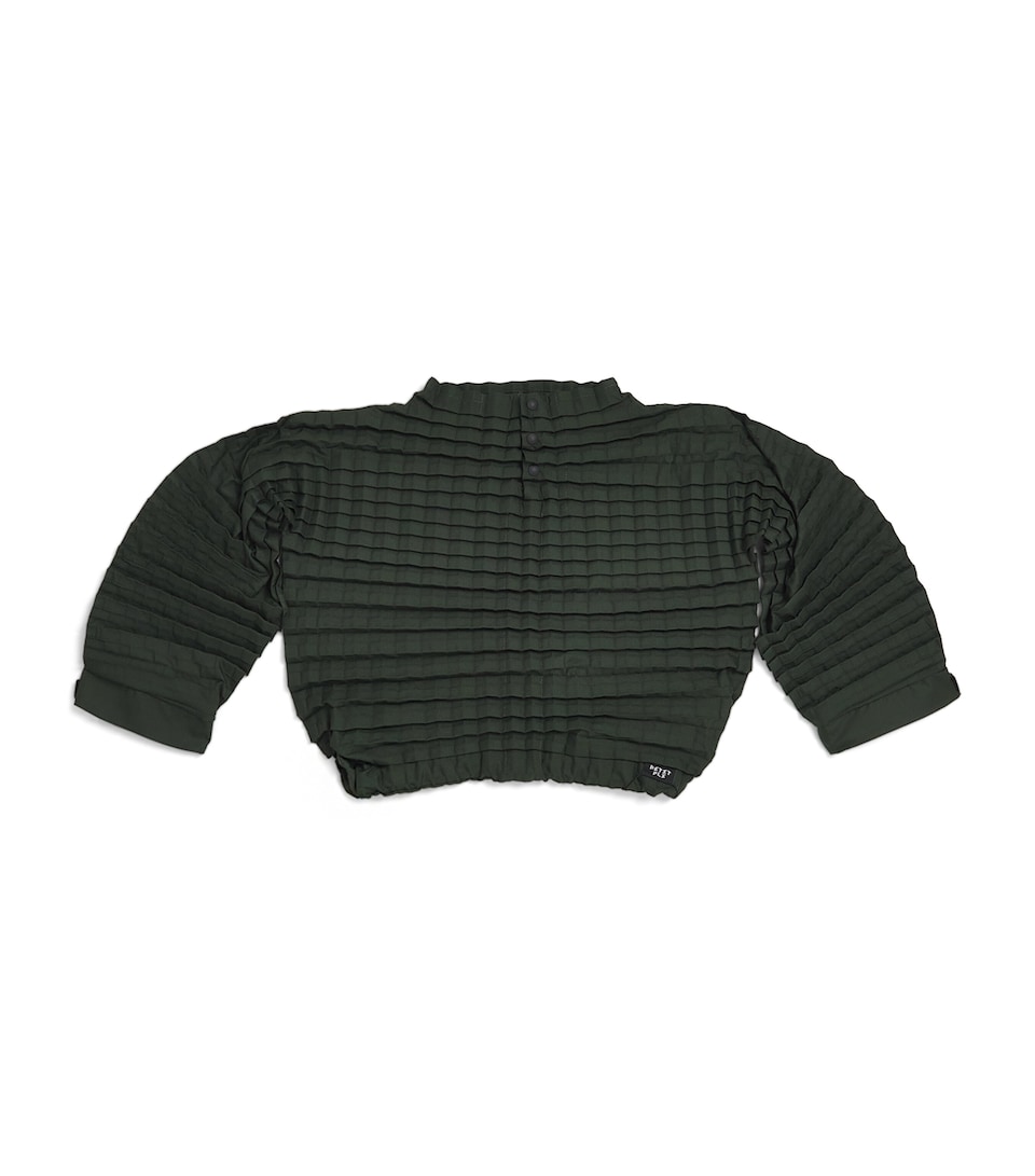 Petit Pli Recycled Crinkle Versatile Top (9 Months-4 Years) Aurora Green
