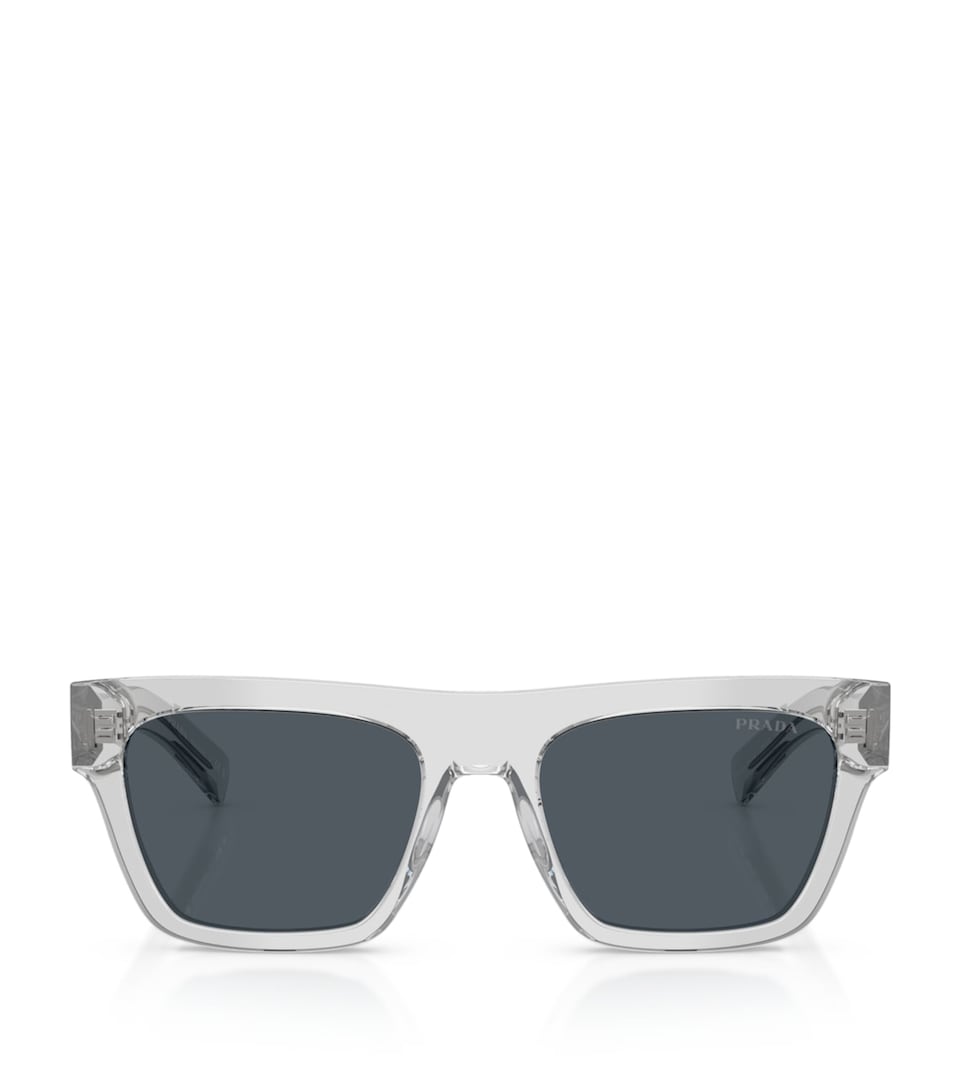 Prada Acetate Rectangular Sunglasses