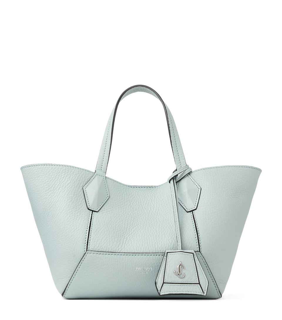 Small Diamond Leather Tote Bag