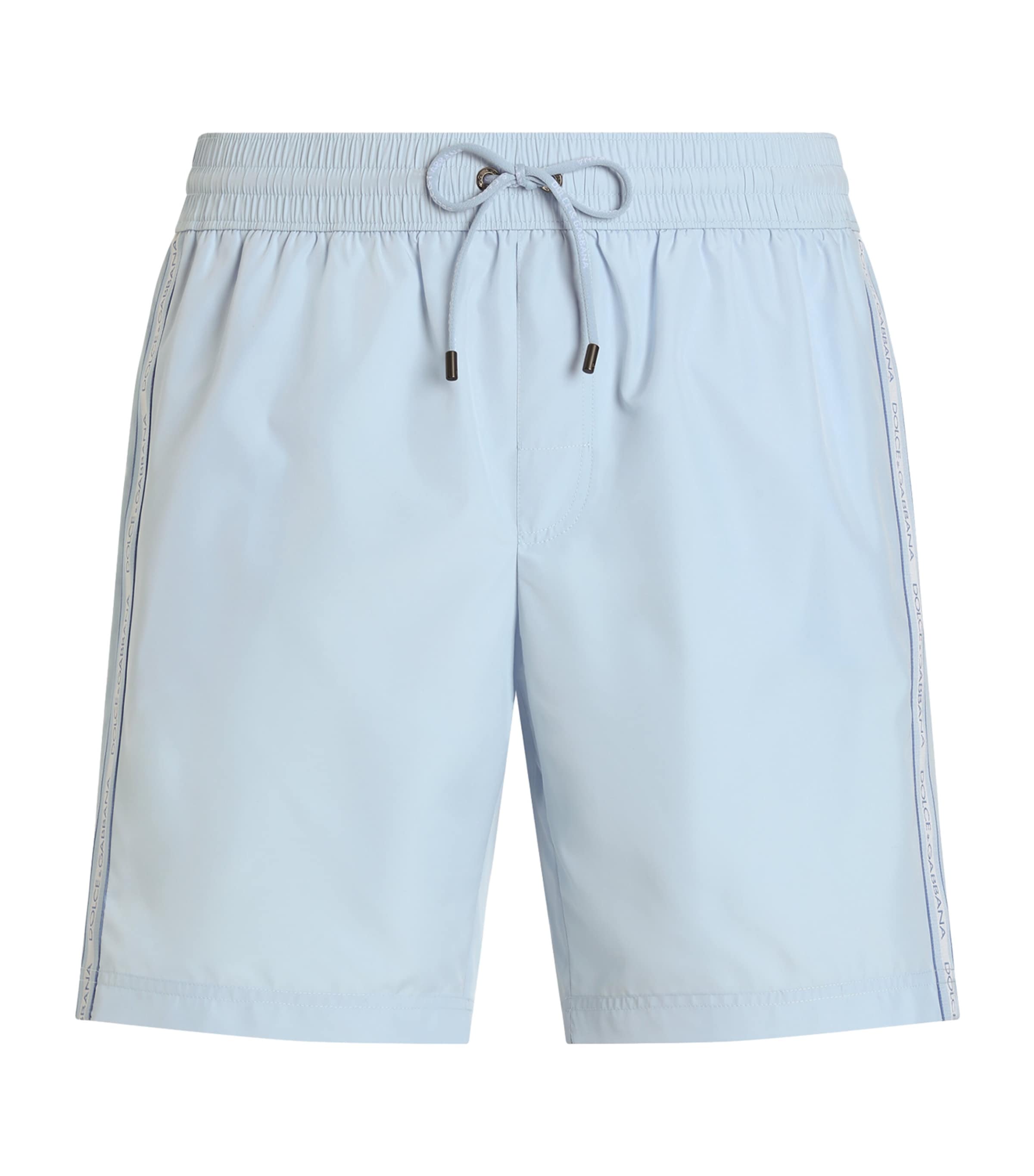 Dolce&Gabbana Mens Mid-Length Swim Shorts Light Blue Lig