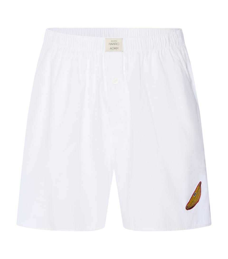 Hanro Womens x Charlotte Adam Cotton Shorts White
