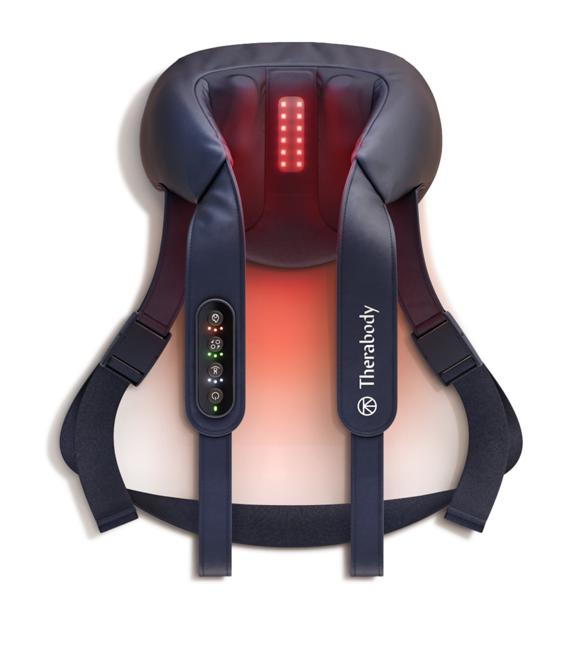 THERABODY ThermNeck & Upper Back Massager Black Iris/white