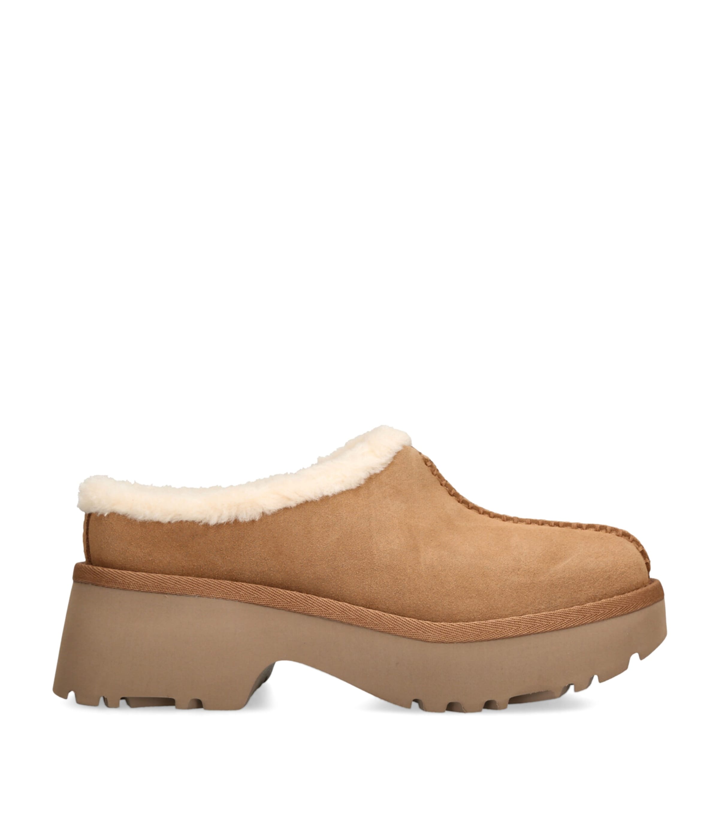 Suede Cosy New Heights Mules 60