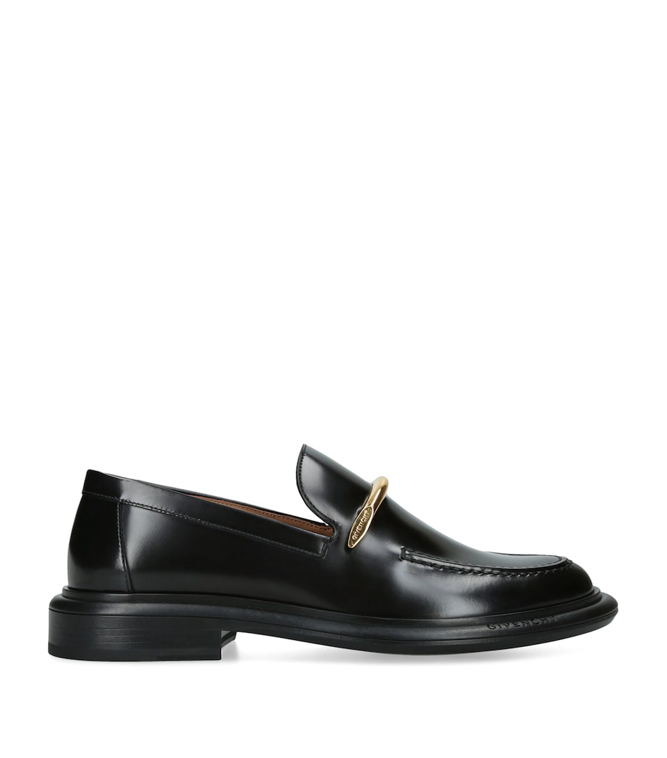 Givenchy Leather Pinch Loafers Black