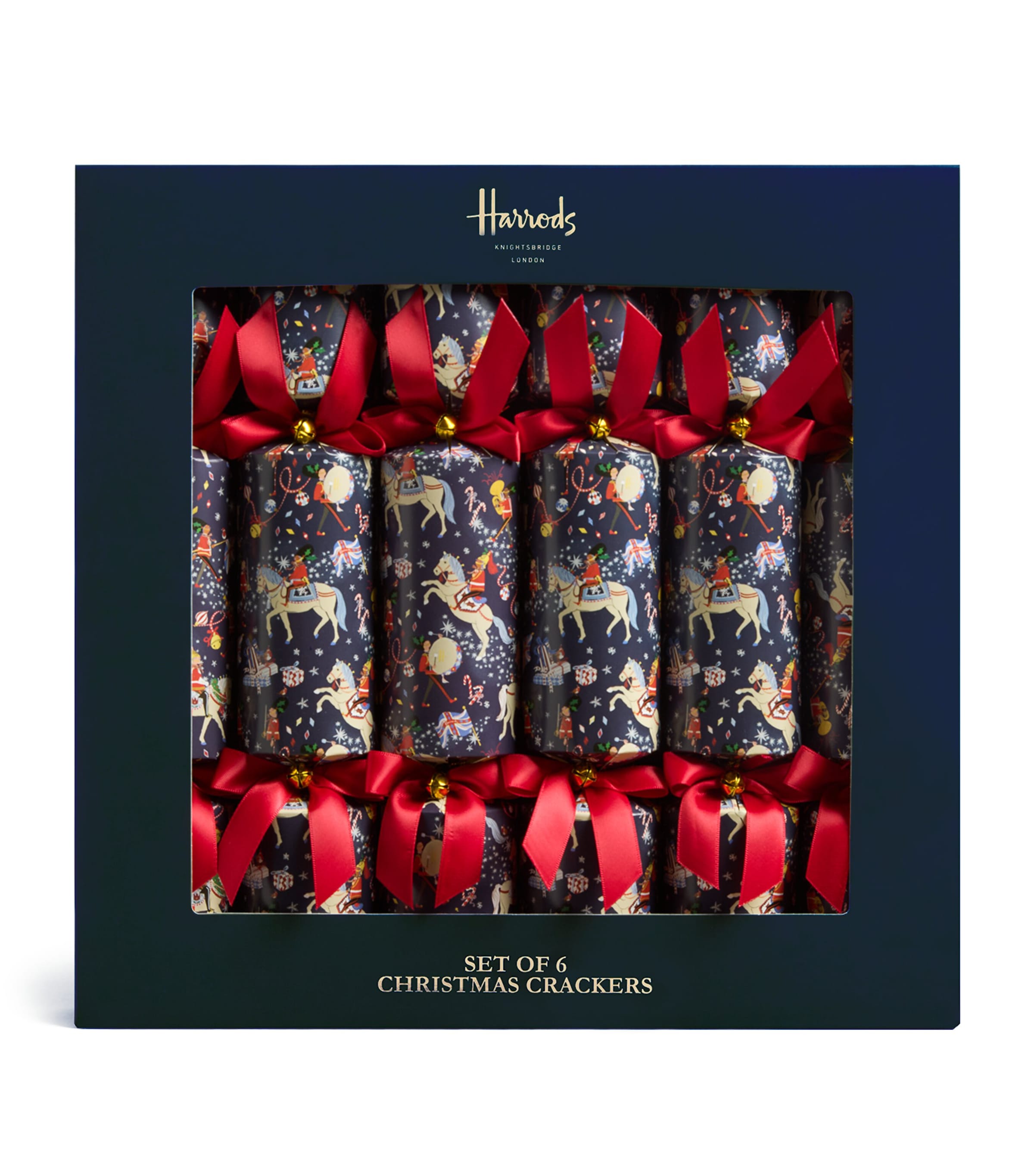 Harrods Christmas Carousel Christmas Crackers (Set of 6)