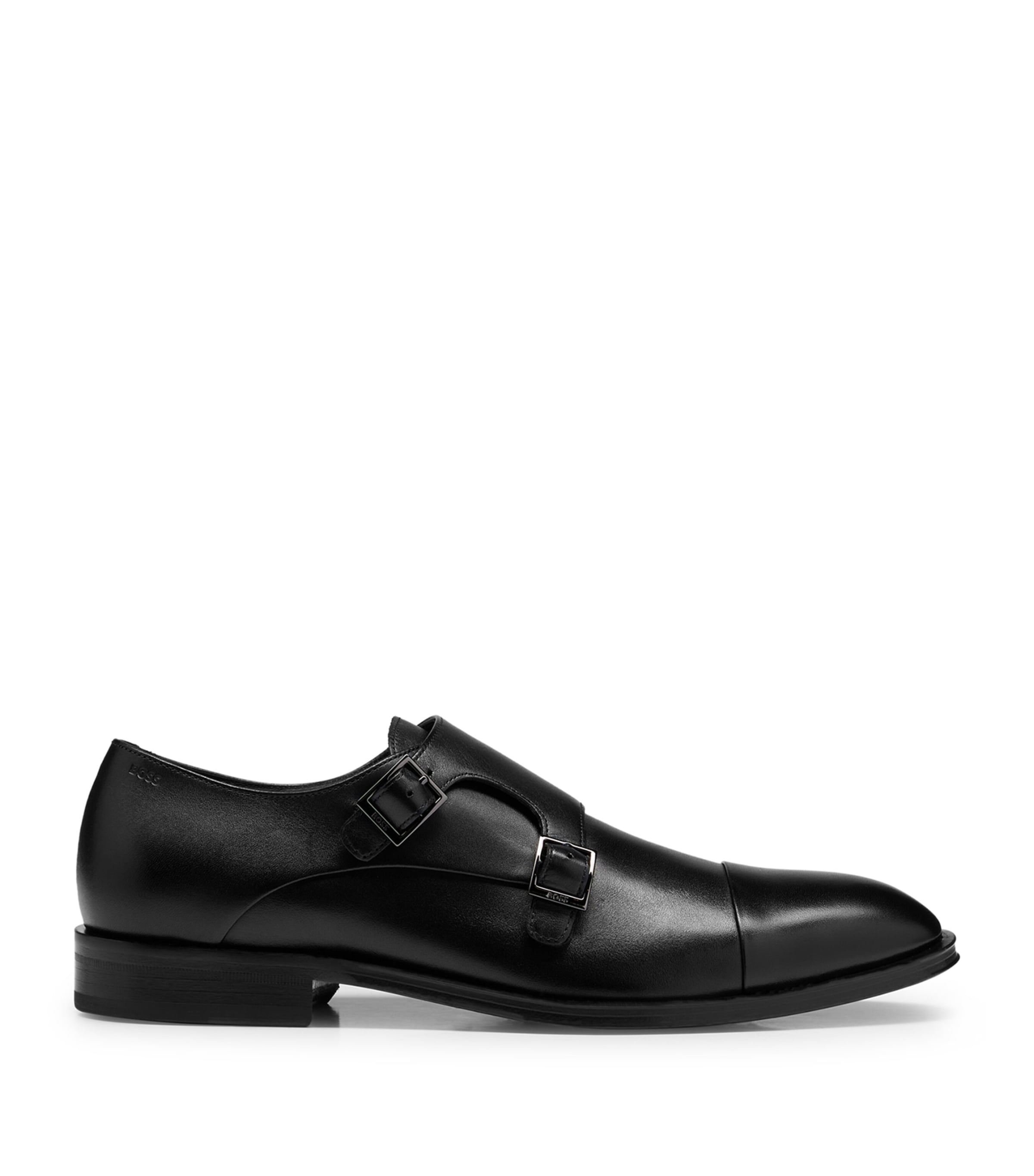 BOSS Leather Derek Monkstrap Shoes