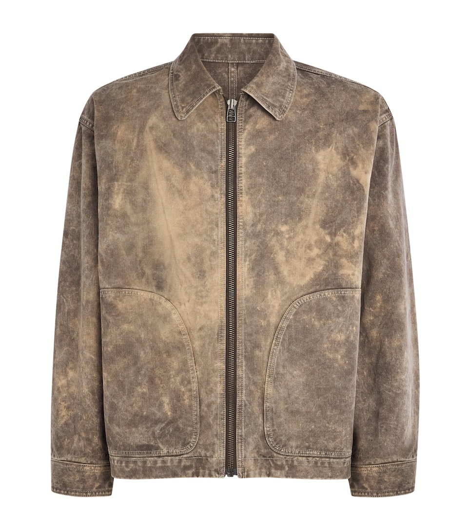 IM MEN Mens Cotton Elements Jacket Dark Beige