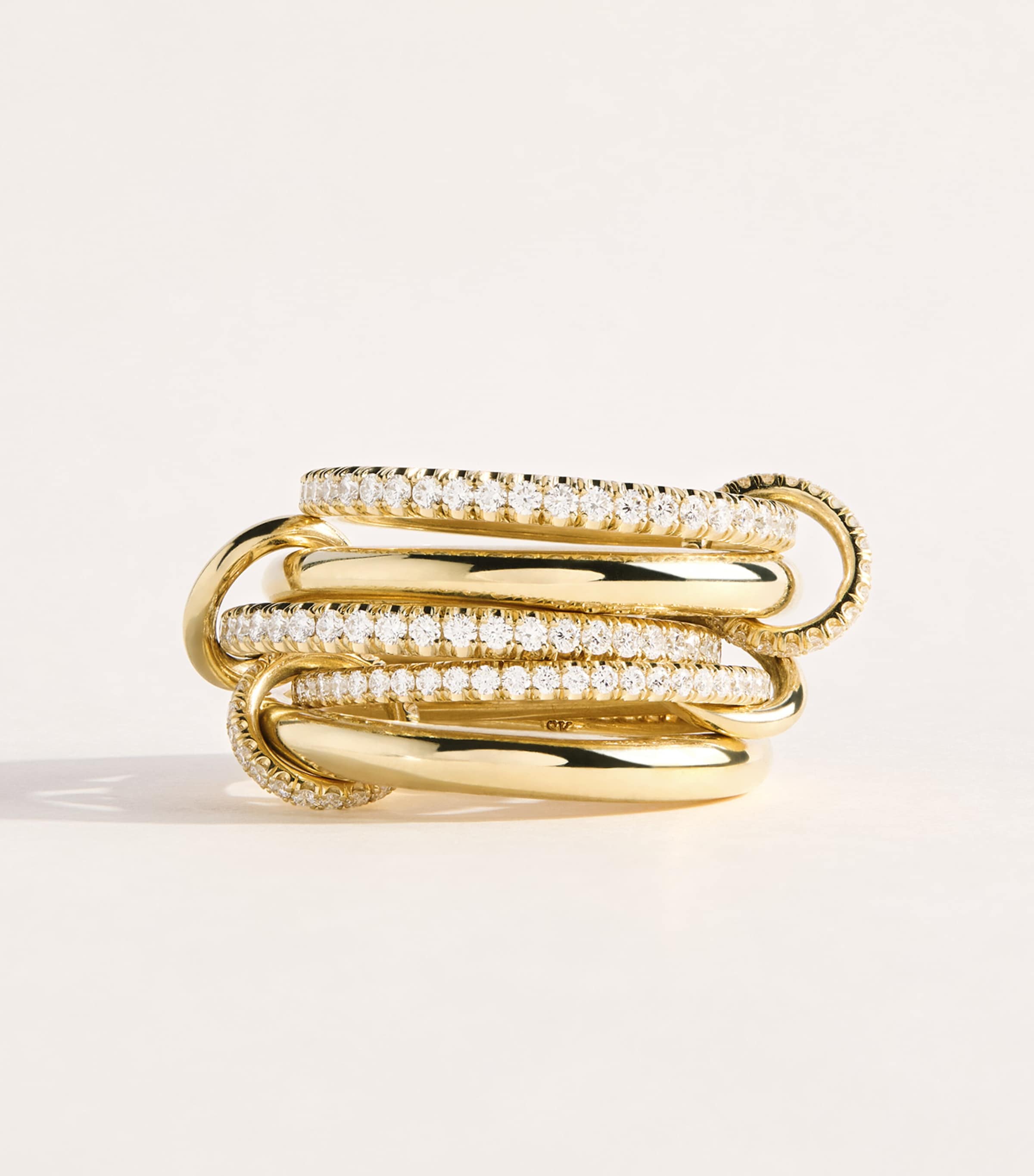 Spinelli Kilcollin Yellow Gold and Diamond Aquarius Ring Yellow Gold