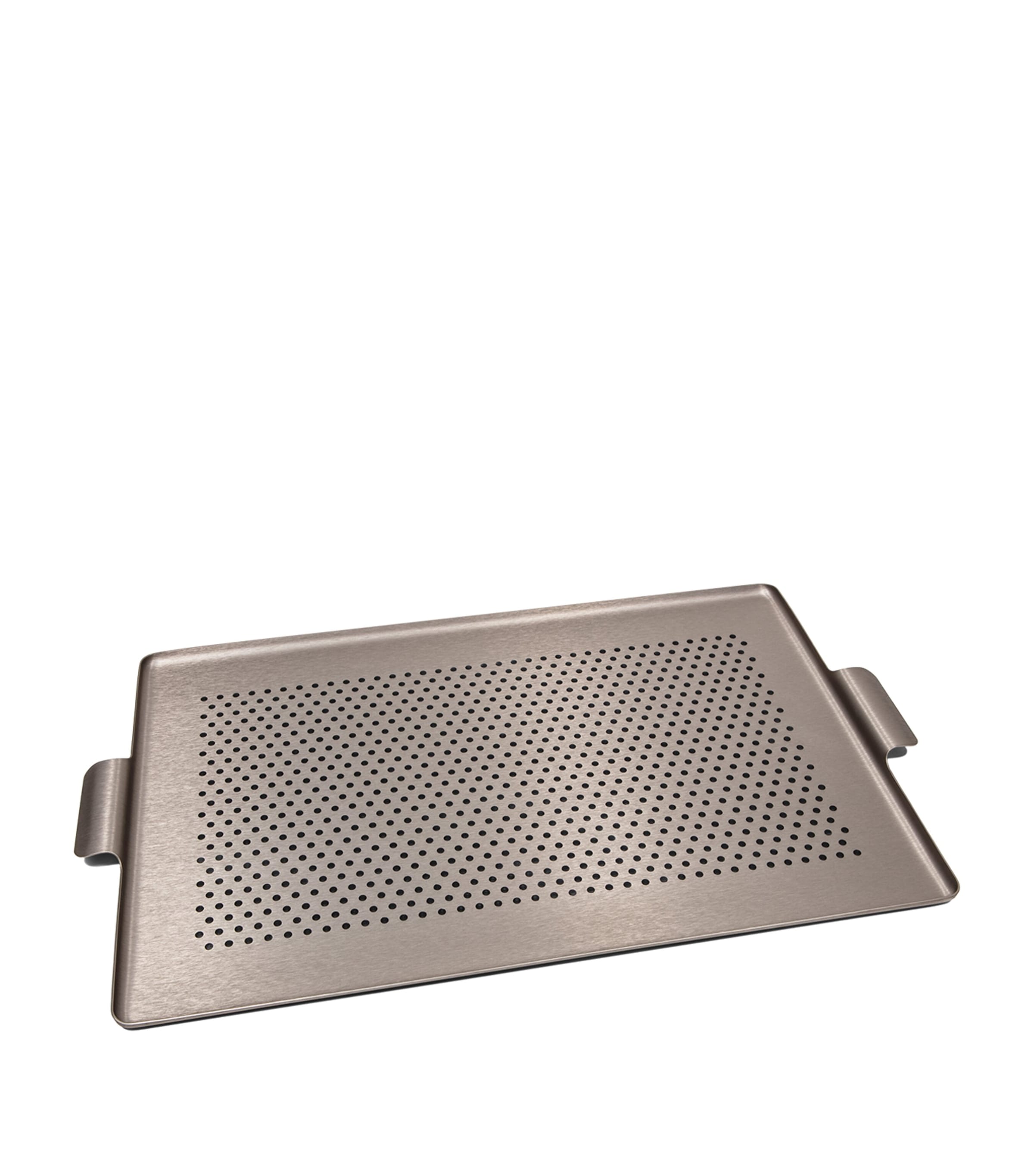 Kaymet Rubber Grip Serving Tray (52cm x 35cm) Mocha
