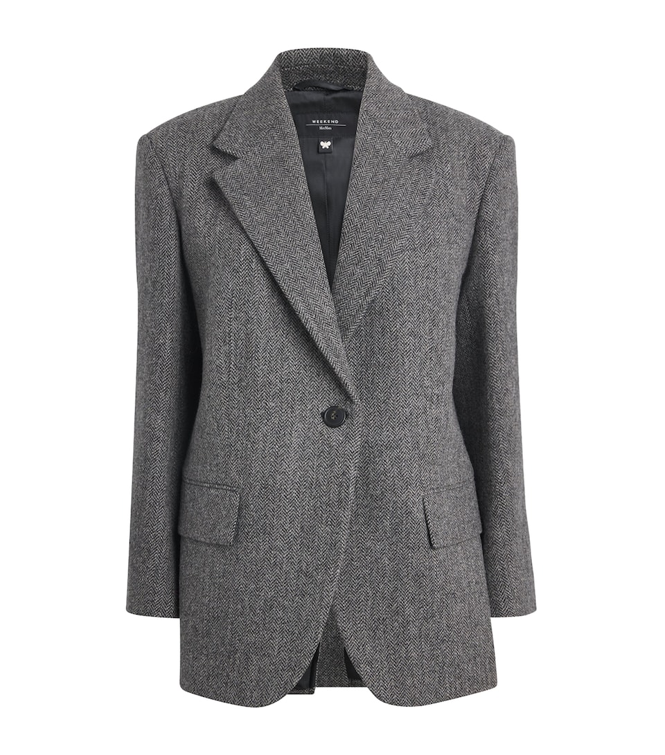 Virgin Wool Tweed Blazer