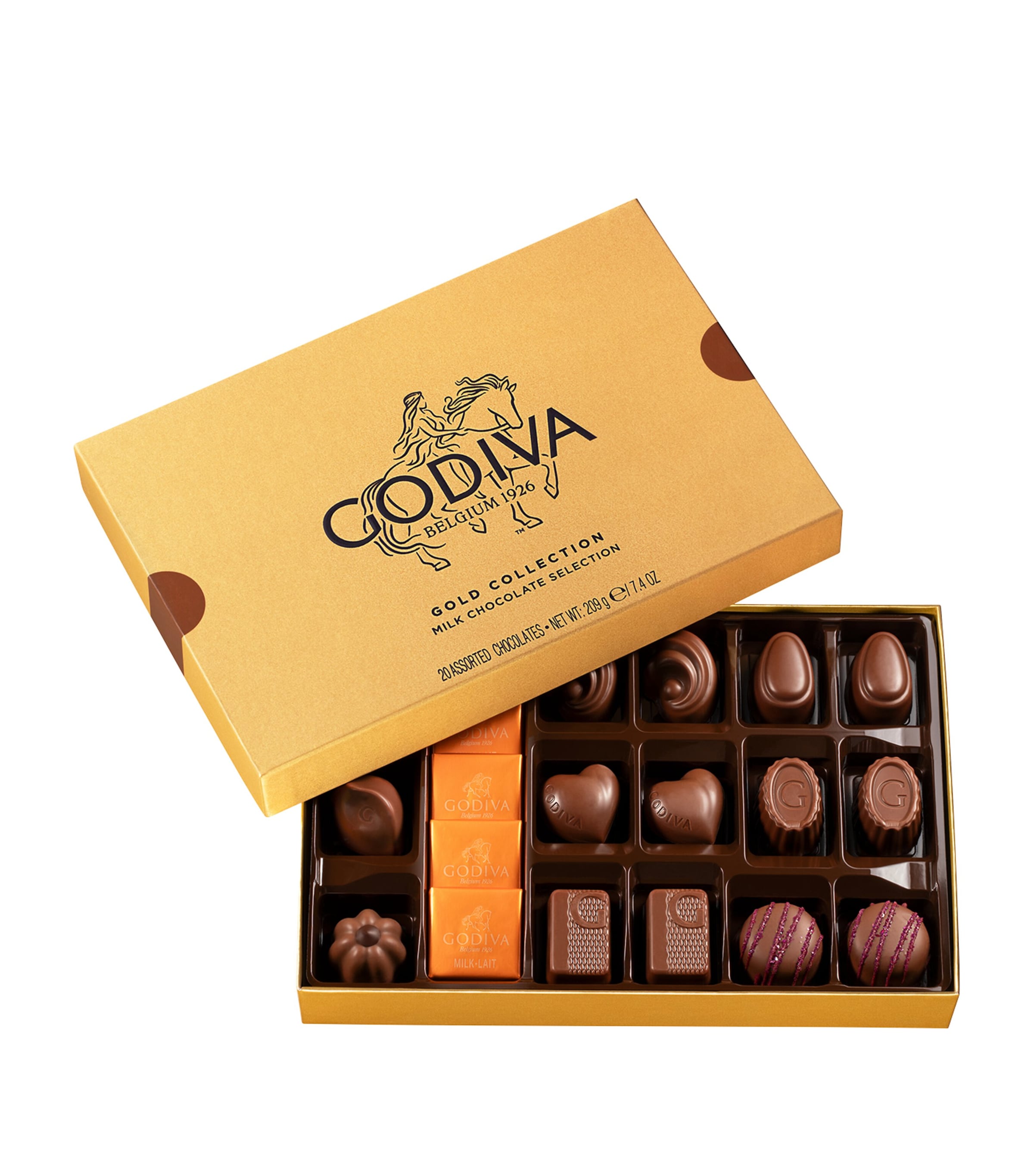 Godiva Gold Collection Milk Chocolate 20-Piece Selection Box (209g)