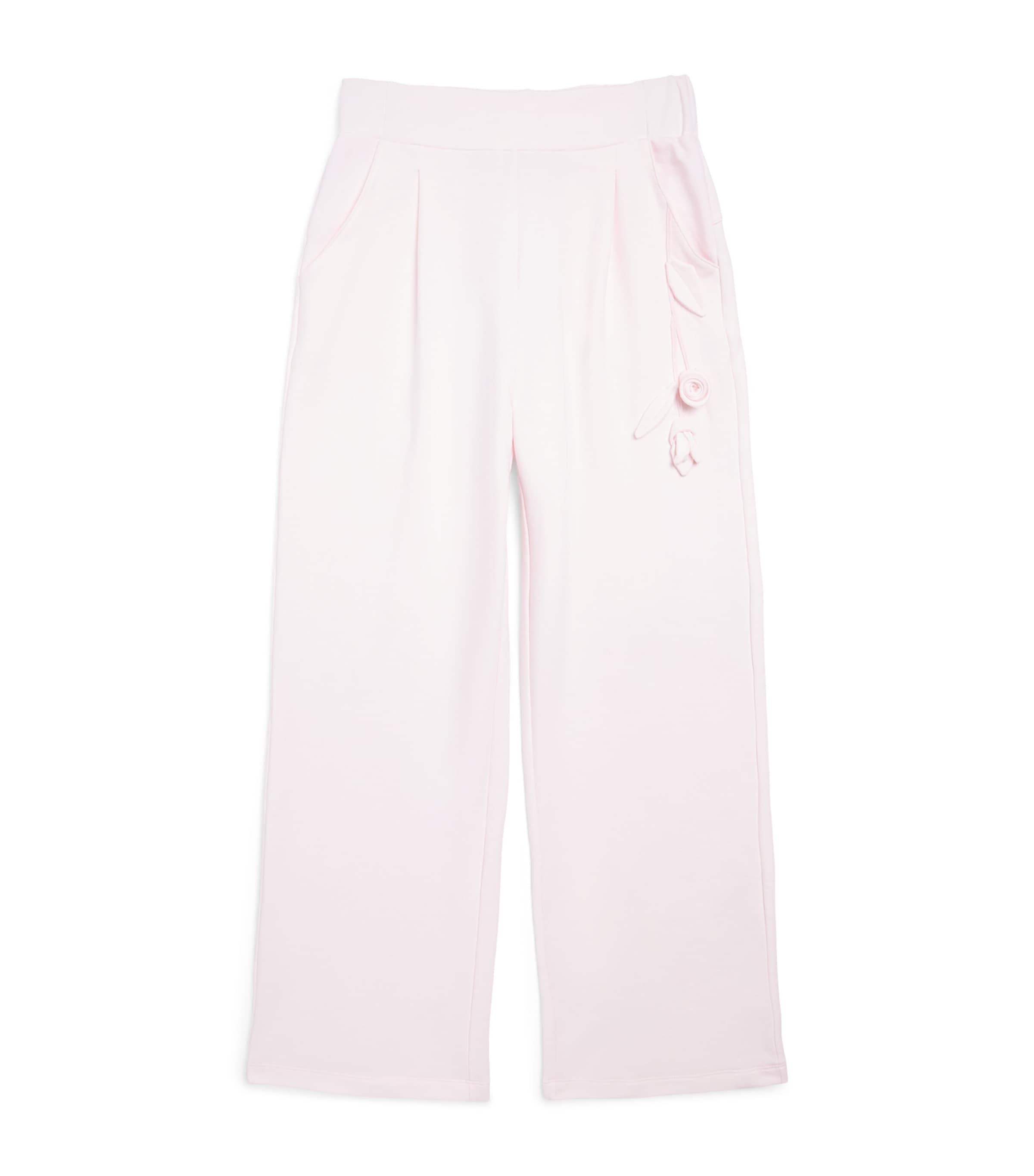 Monnalisa Cotton-Blend Appliqué Culottes (4-14 Years) Rosa Antico