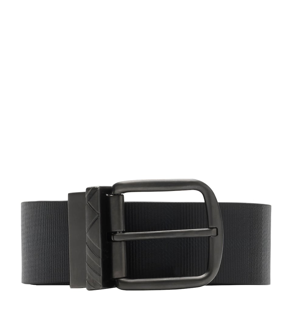 Leather Check Reversible Belt