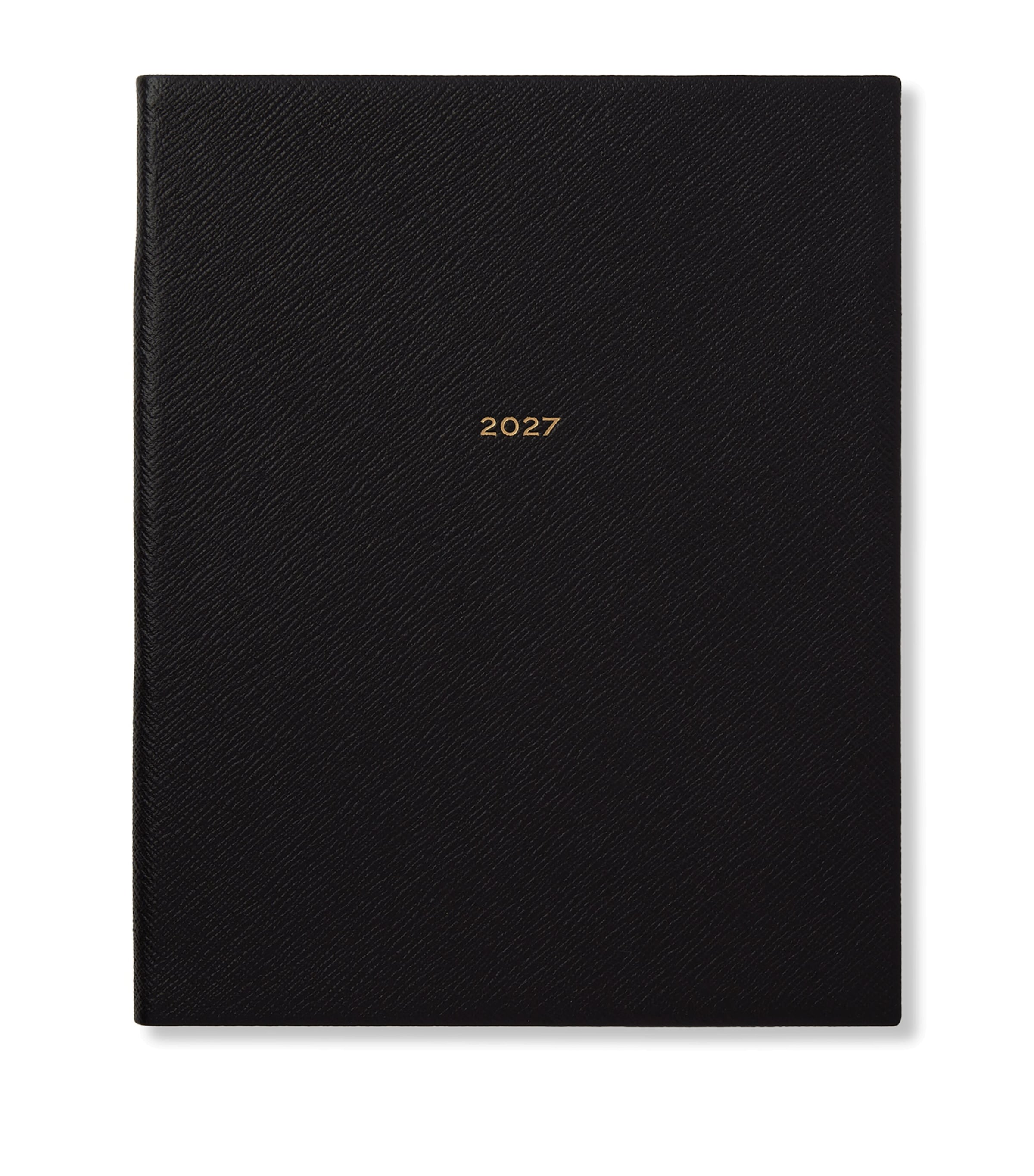 Smythson Leather Portobello Weekly Diary 2027 Black