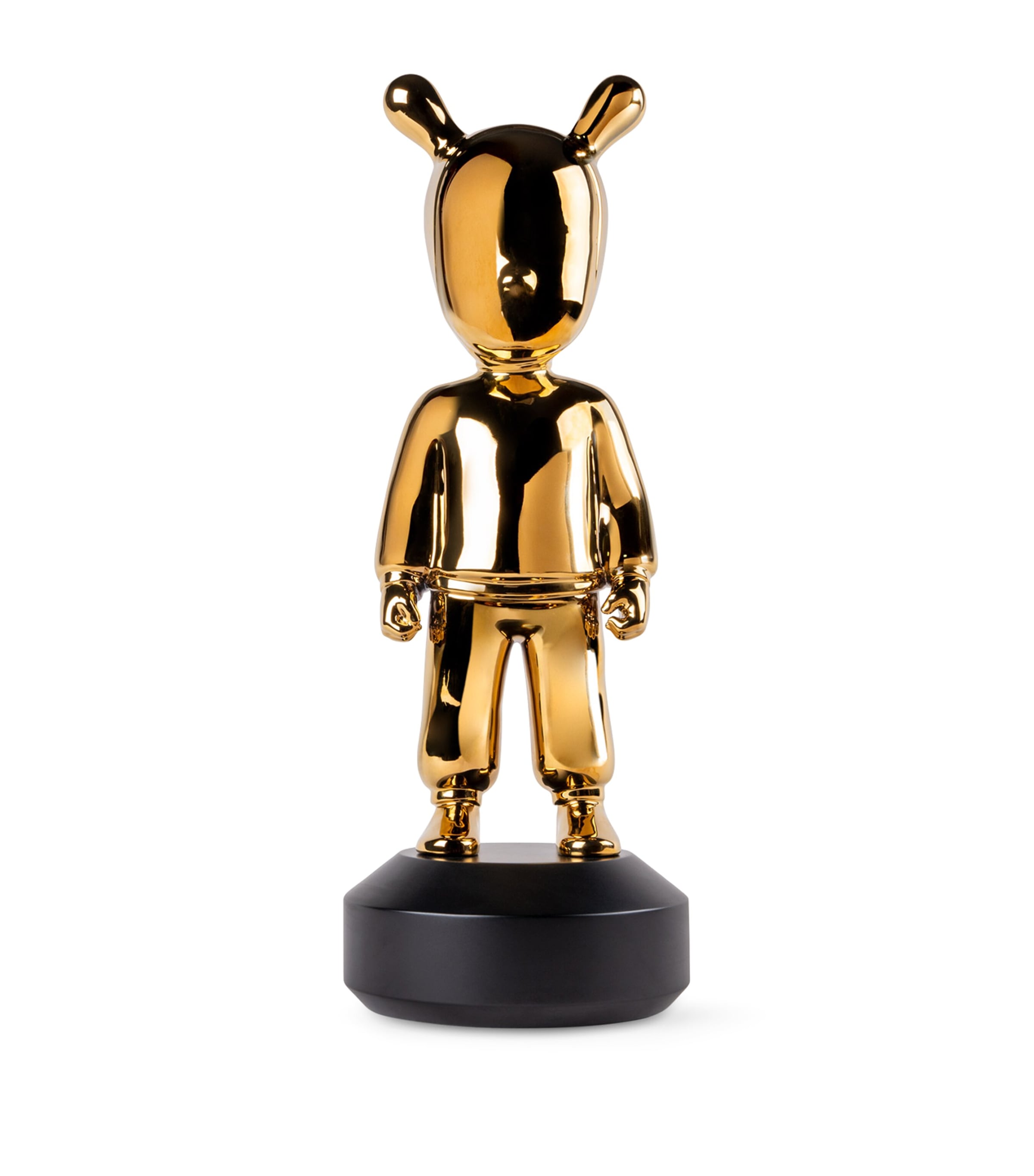 Lladró The Golden Guest Figurine Gold