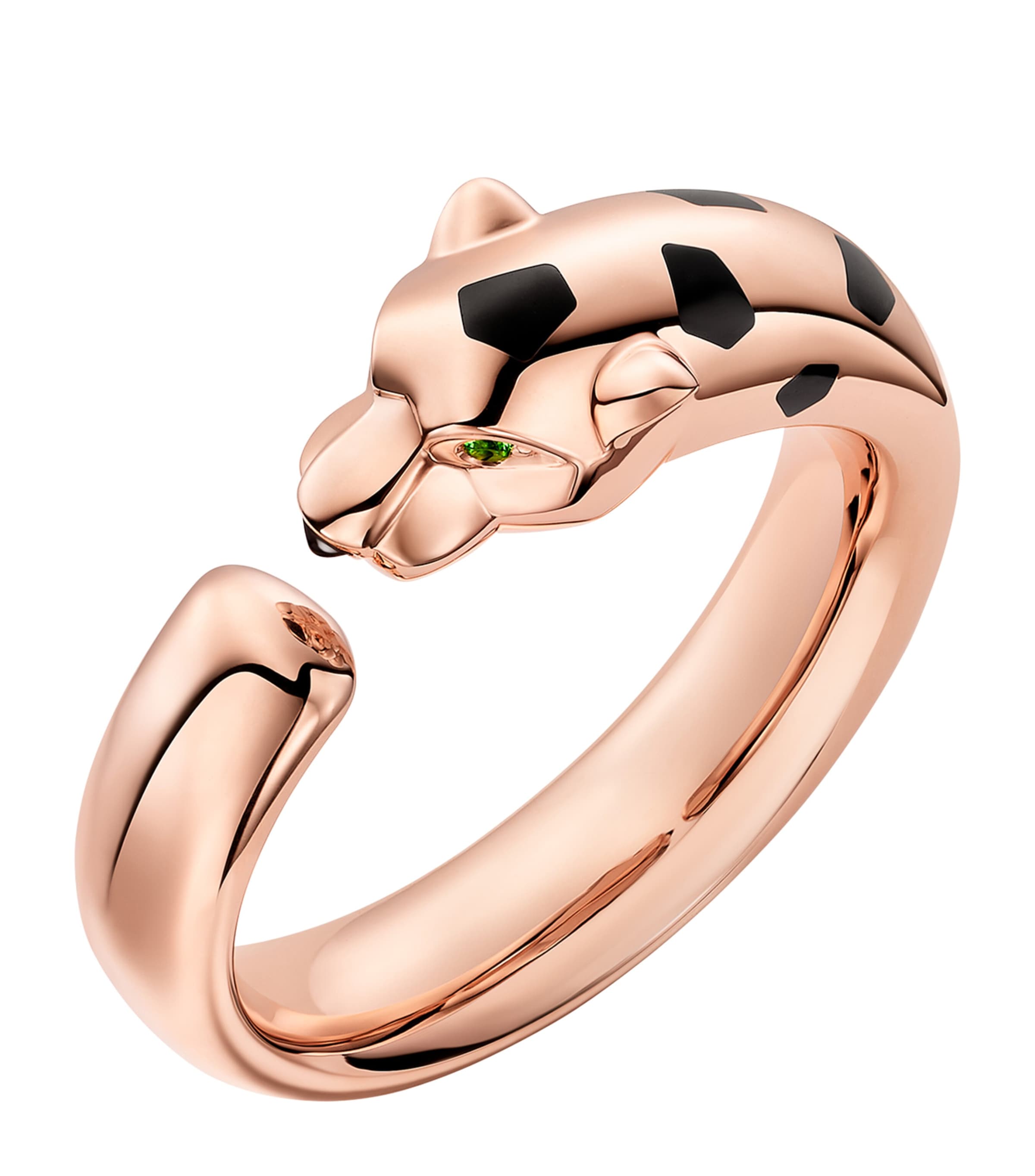 Cartier Rose Gold, Tsavorite and Onyx Panthère de Cartier Ring Rose Gold