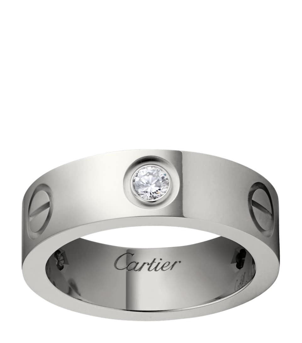 Cartier White Gold and Diamond LOVE Ring White Gold