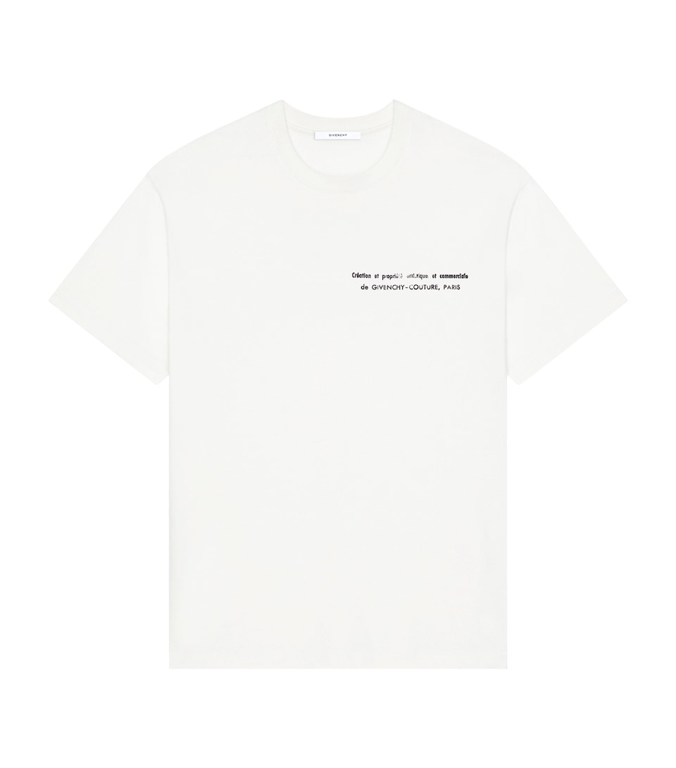 Givenchy Mens Cotton Logo T-Shirt