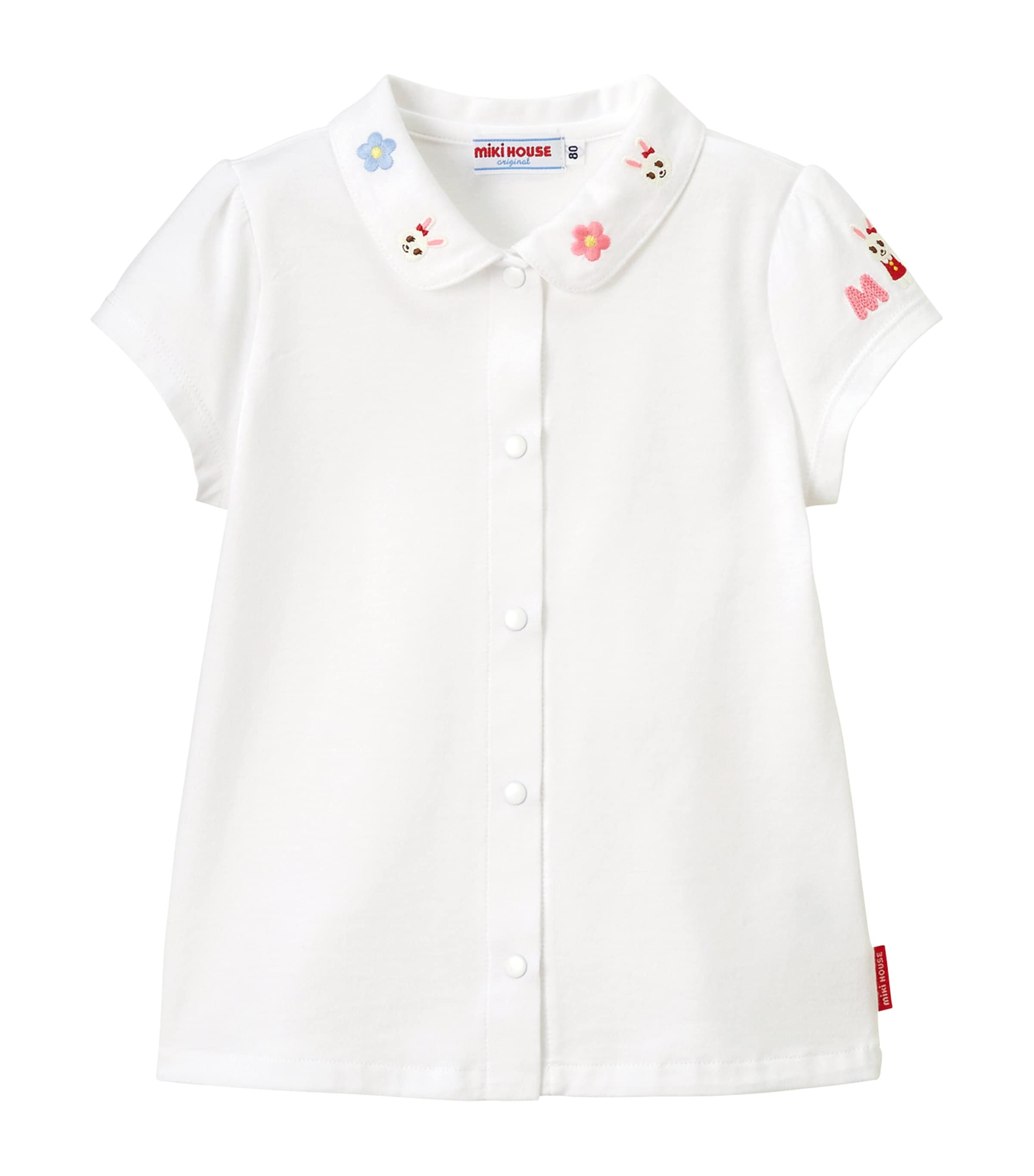 Miki House Cotton Embroidered Shirt (2-4 Years)