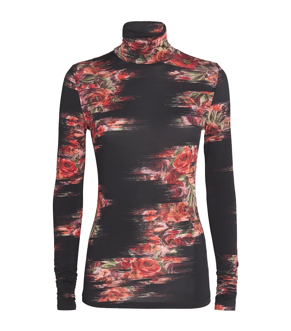 Floral Rollneck Top