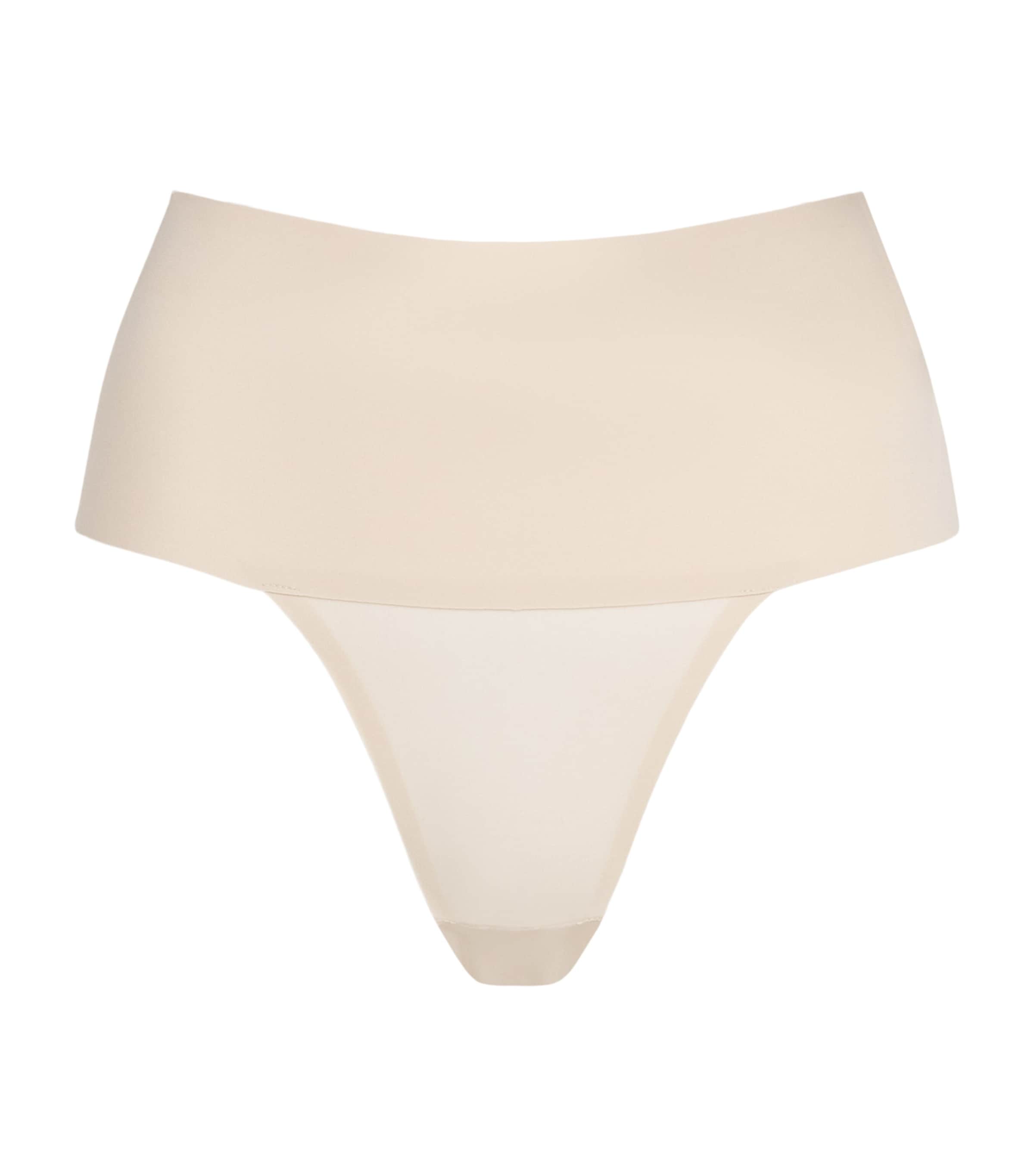 SPANX Womens SPANXsupersmooth Undie-tectable Thong Toasted Coconut