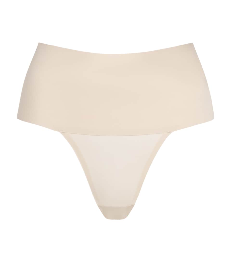 SPANX Womens SPANXsupersmooth Undie-tectable Thong Toasted Coconut