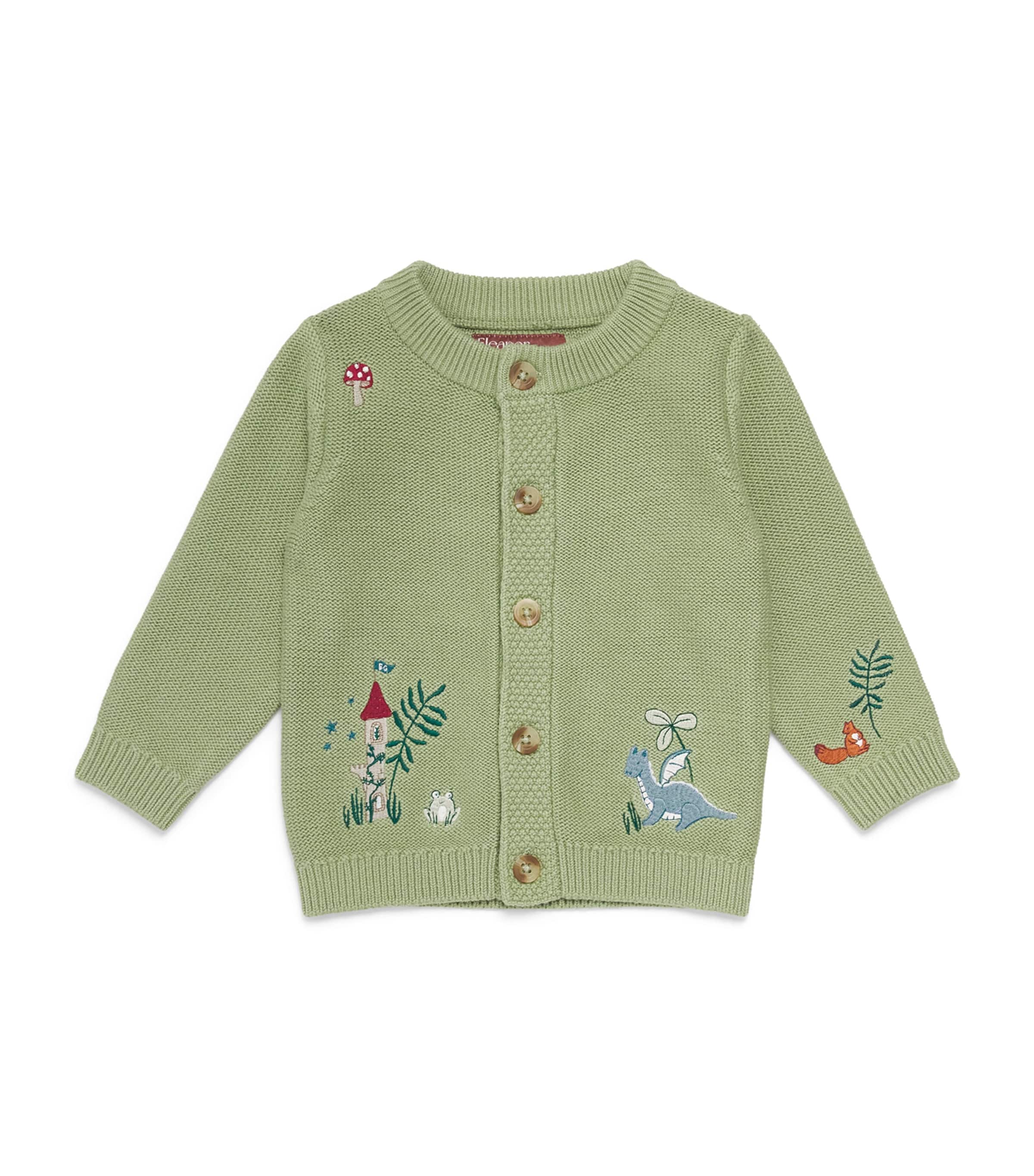 Eleanor Charles Cotton Embroidered Cardigan (0-3 Years) Ef
