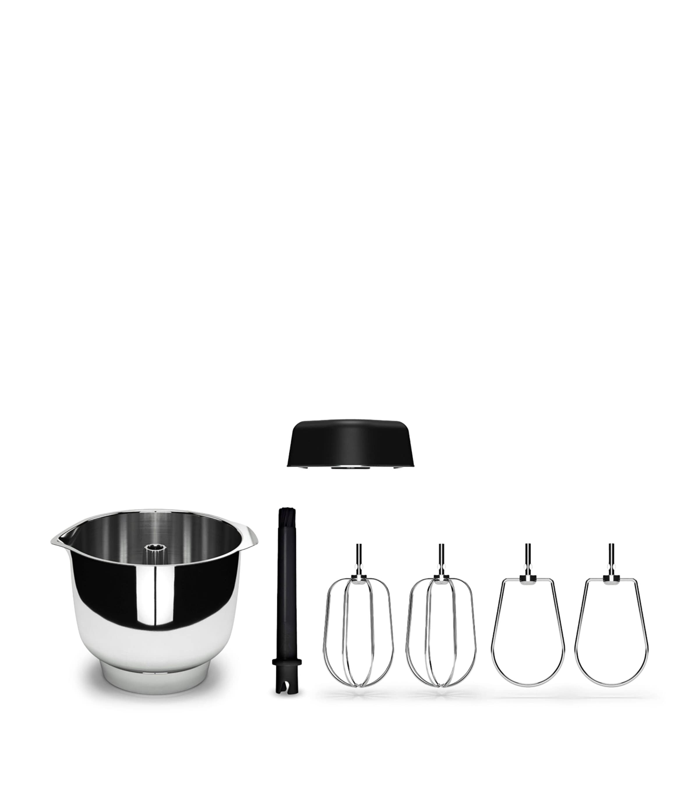Ankarsrum Stainless Steel Beater and Bowl Set Silver