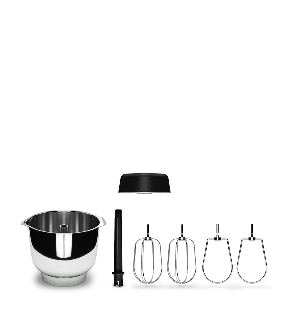 Ankarsrum Stainless Steel Beater and Bowl Set Silver