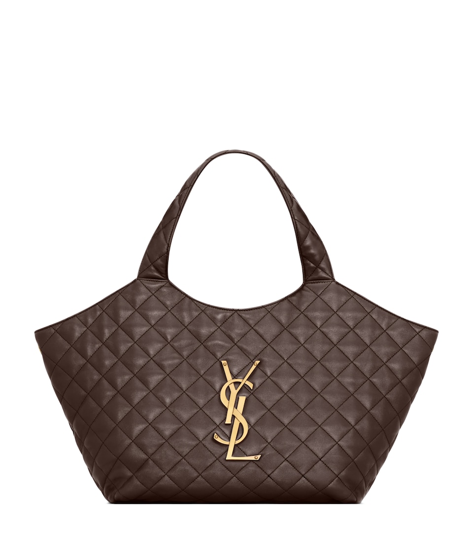 Saint Laurent Medium Quilted Leather Icare Tote Bag