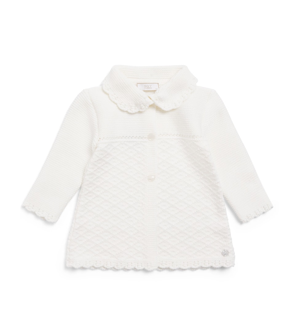 Paz Rodriguez Knitted Coat (1-36 Months) Cream