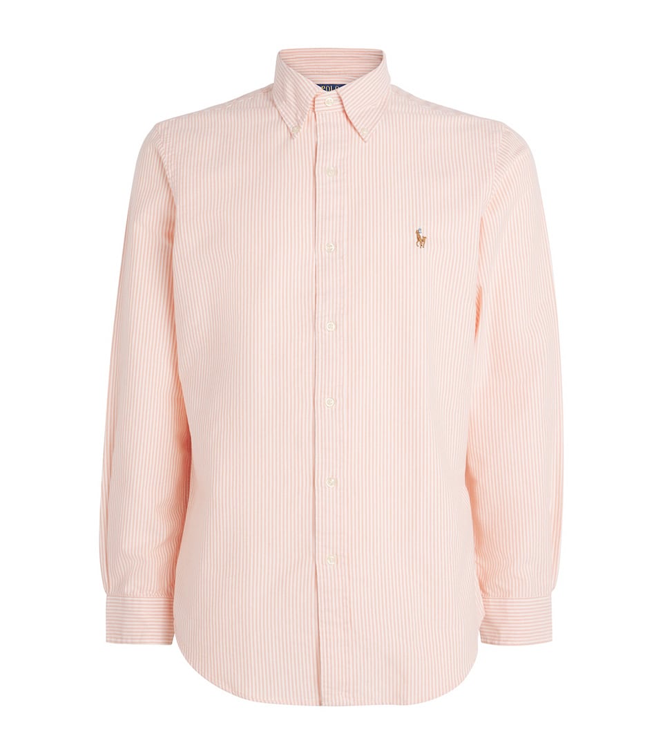 Cotton Striped Oxford Shirt