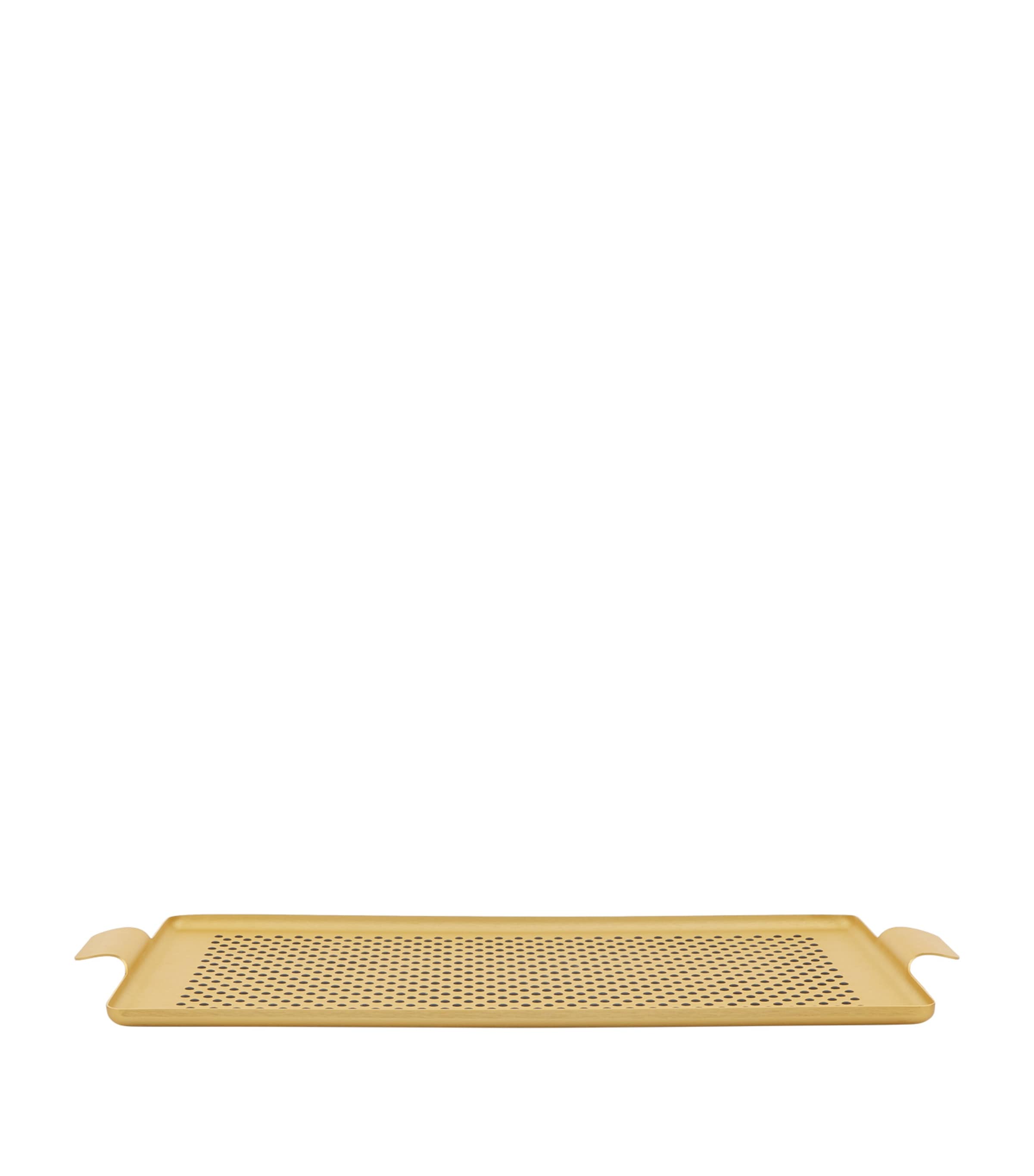Kaymet Pressed Tray (42cm x 30cm) Gold