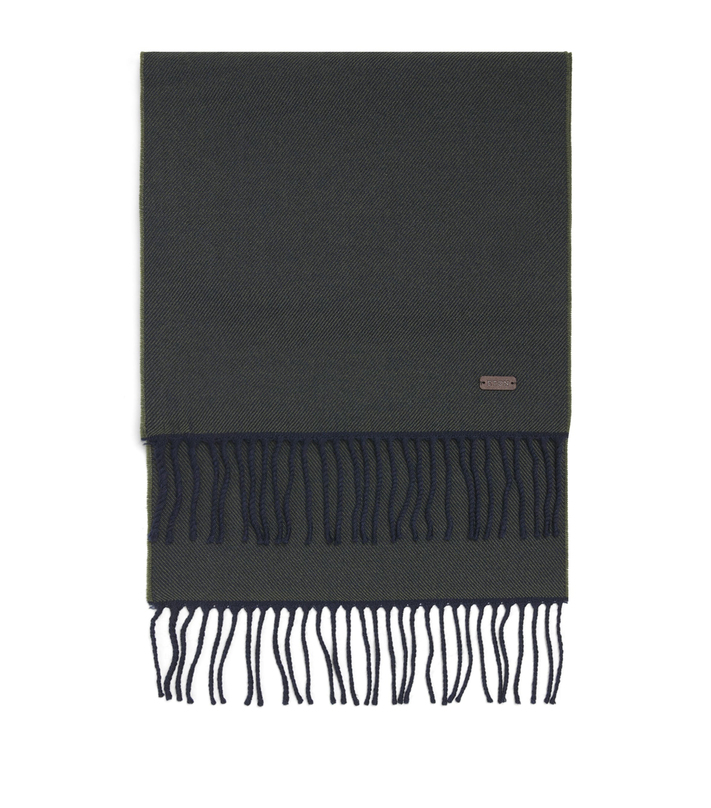 Eton Merino Wool Scarf Dark Green