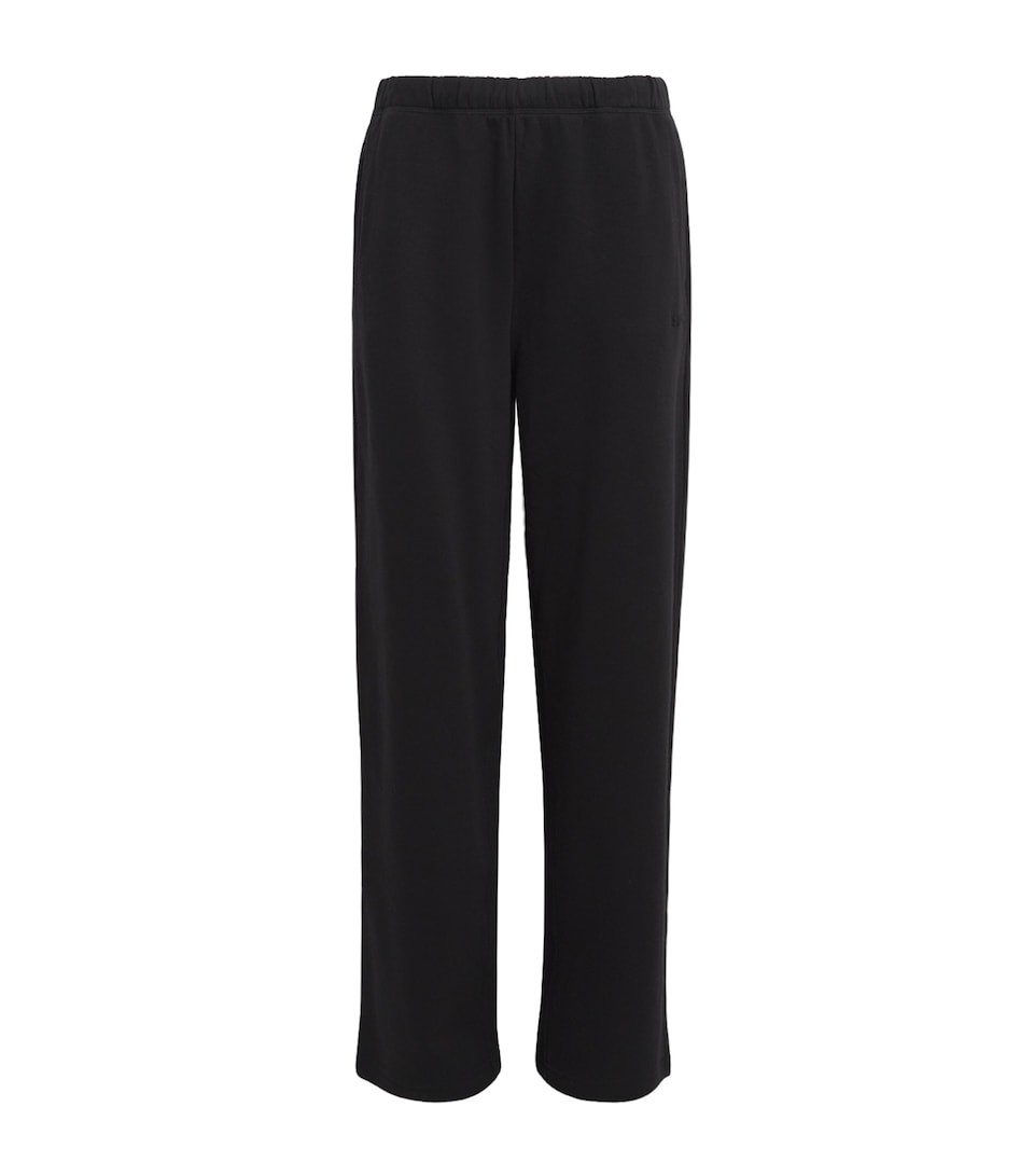Cotton-Blend Fleece Straight Sweatpants