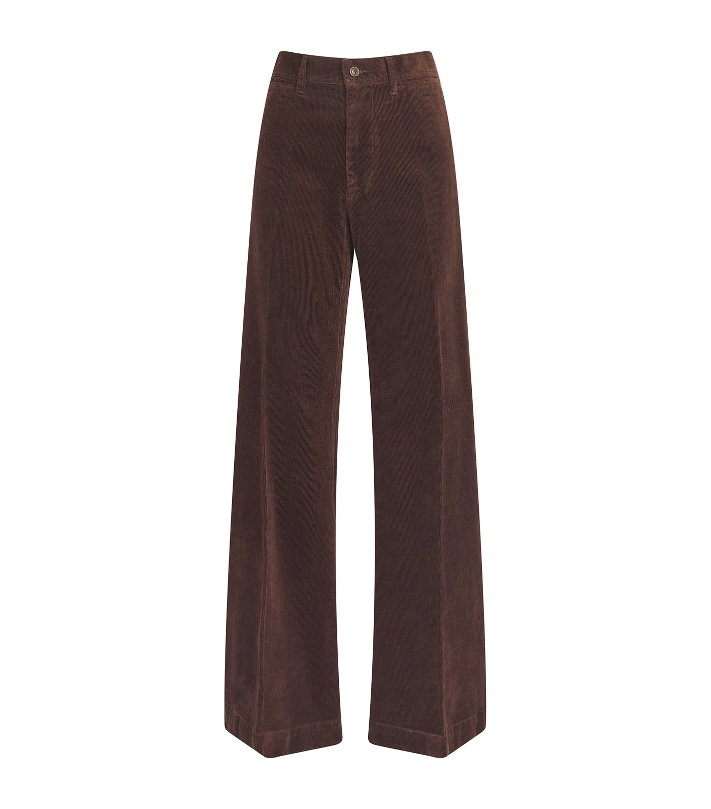 Polo Ralph Lauren Womens Corduroy Beaton Flare Trousers Brown