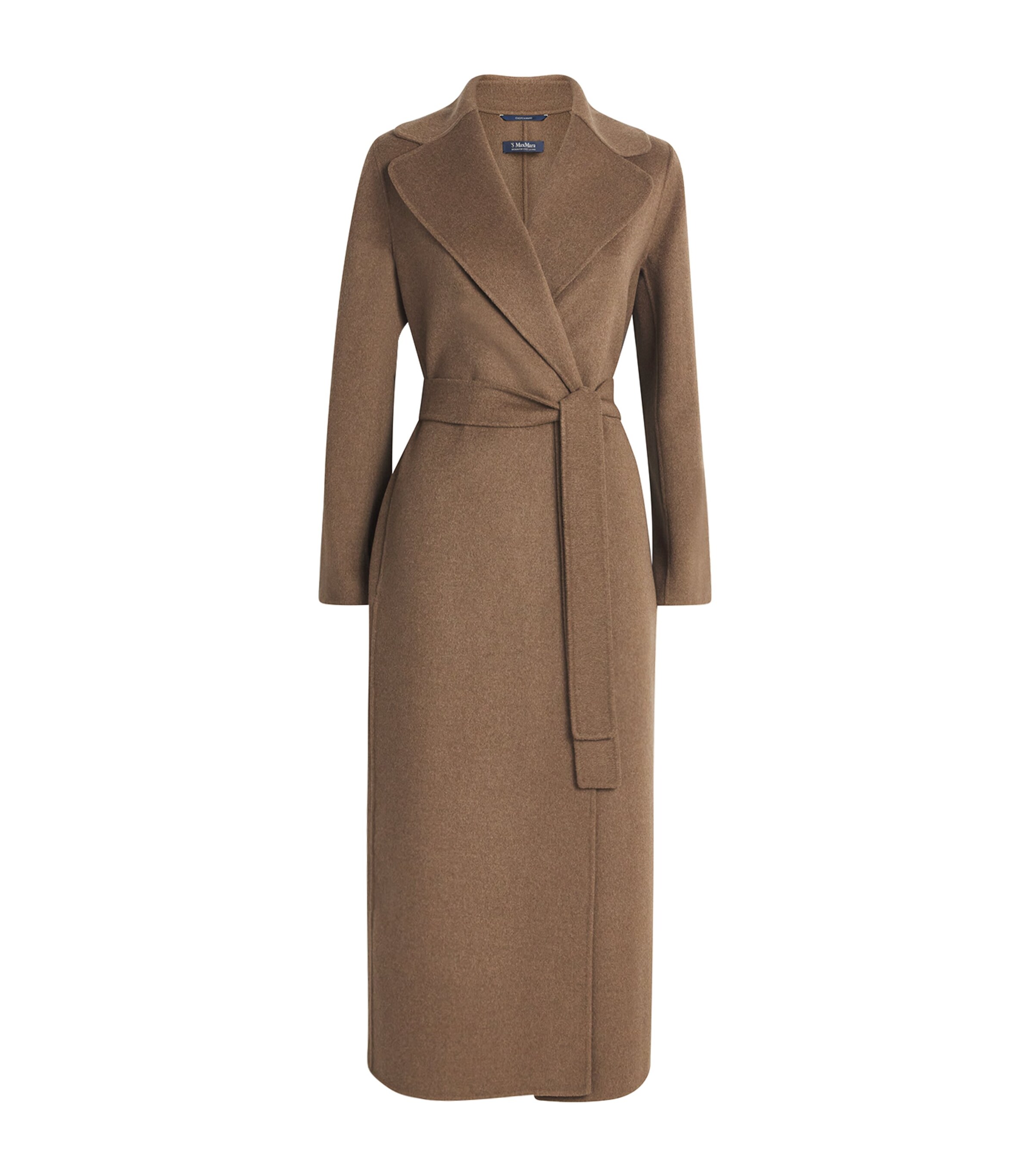 Virgin Wool Wrap Coat