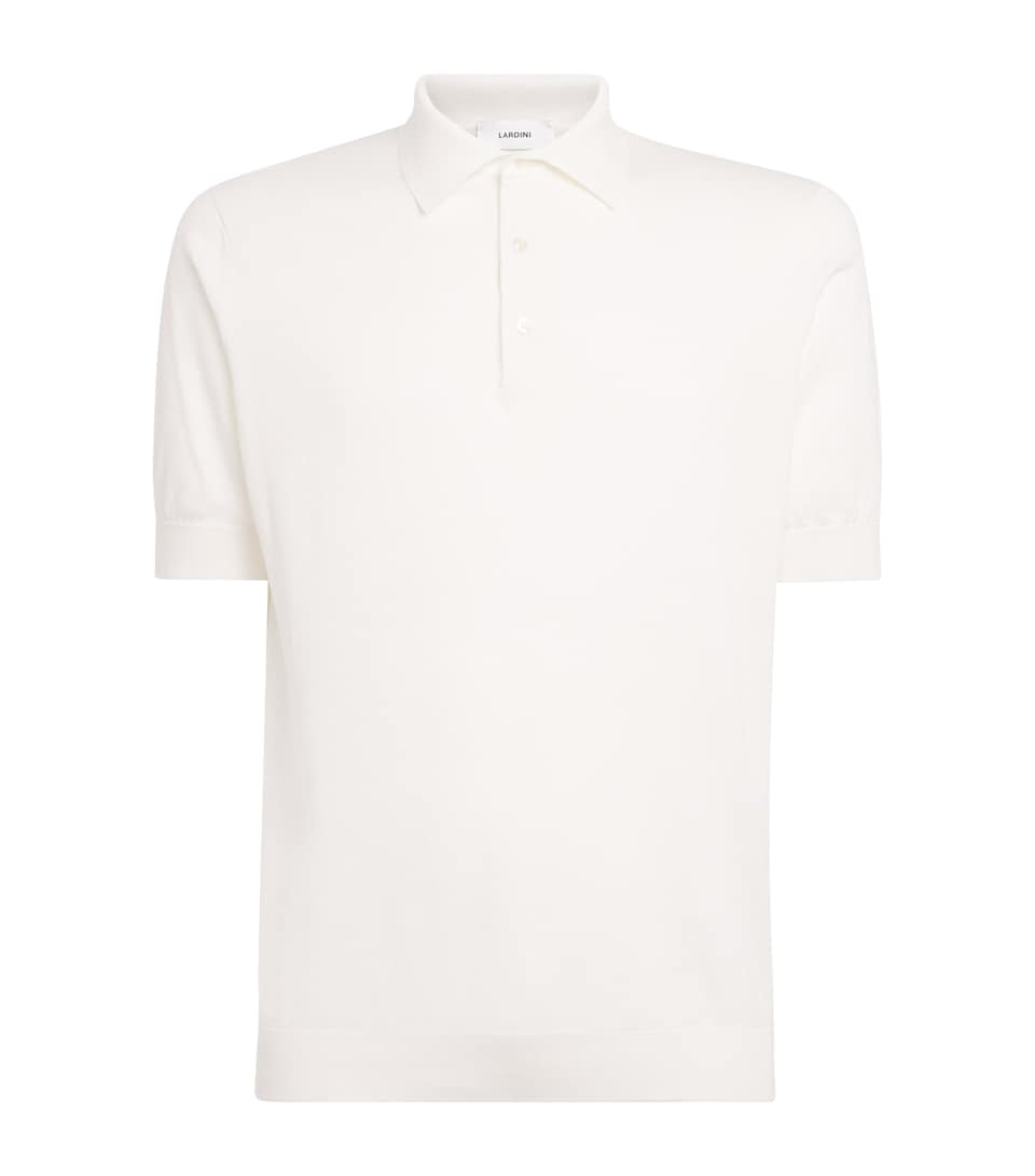 Cotton Knit Polo Shirt