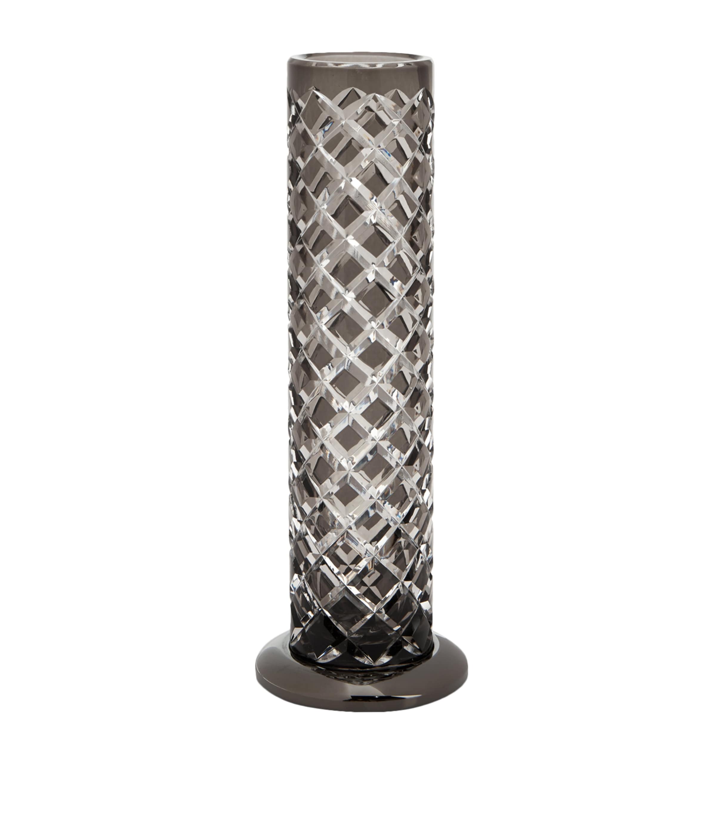 Bevelled Crystal Vase