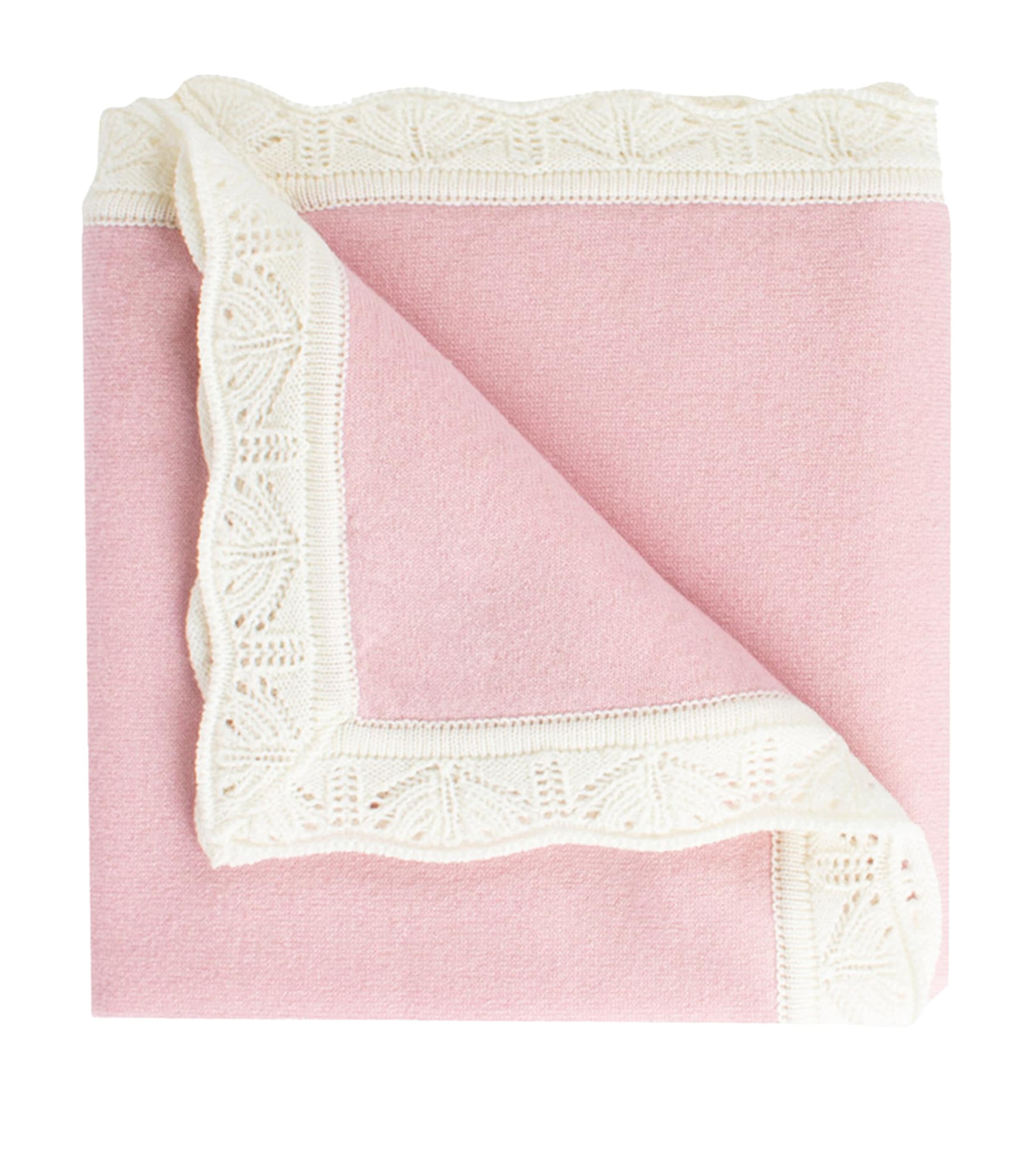 Trotters Cashmere Blanket Pale Pink