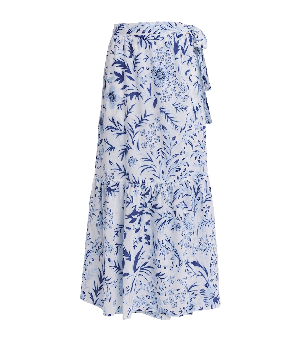 Melissa Odabash Womens Cotton Monroe Pareo Jardin