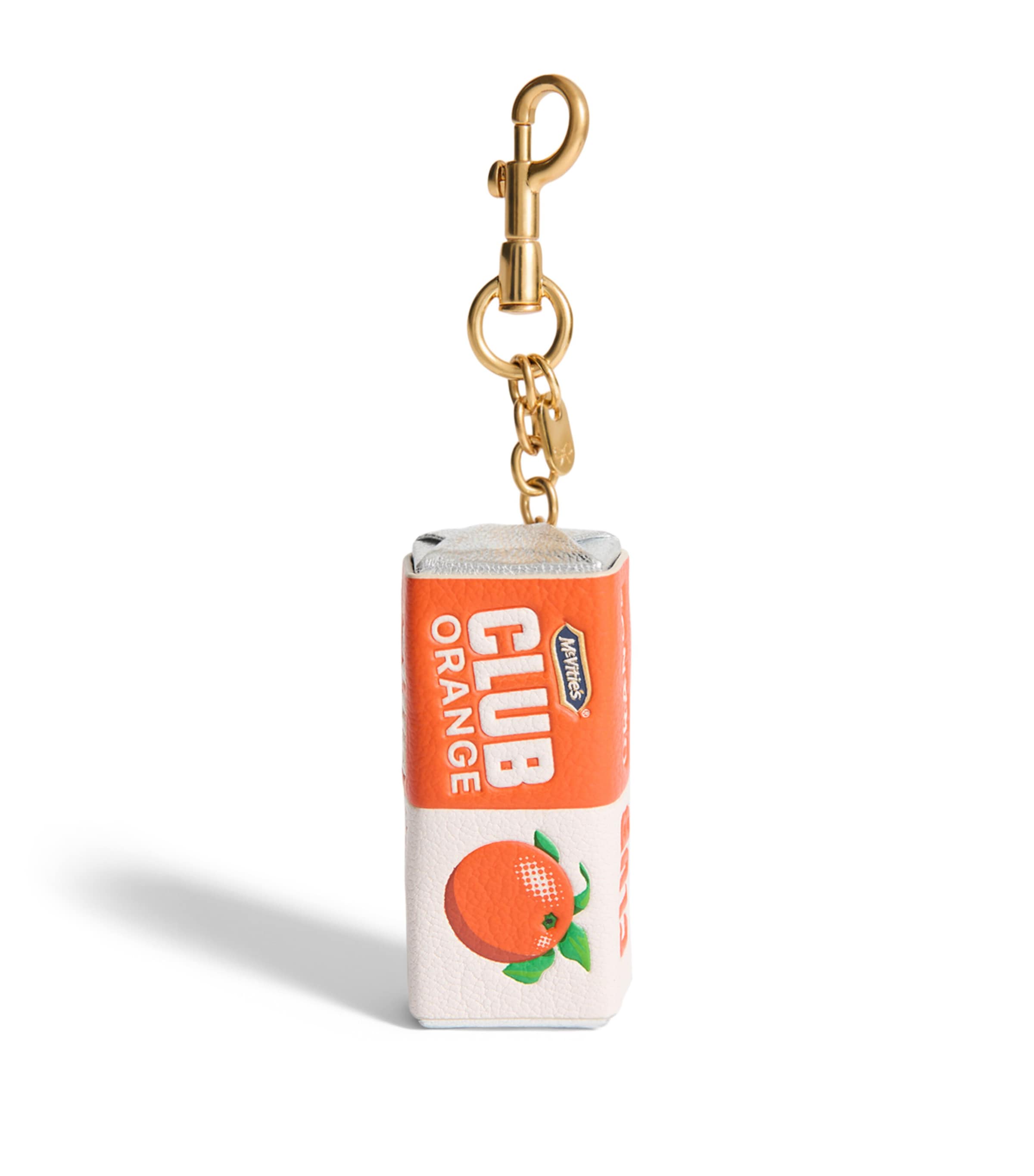 Leather McVitie's Club Orange Charm