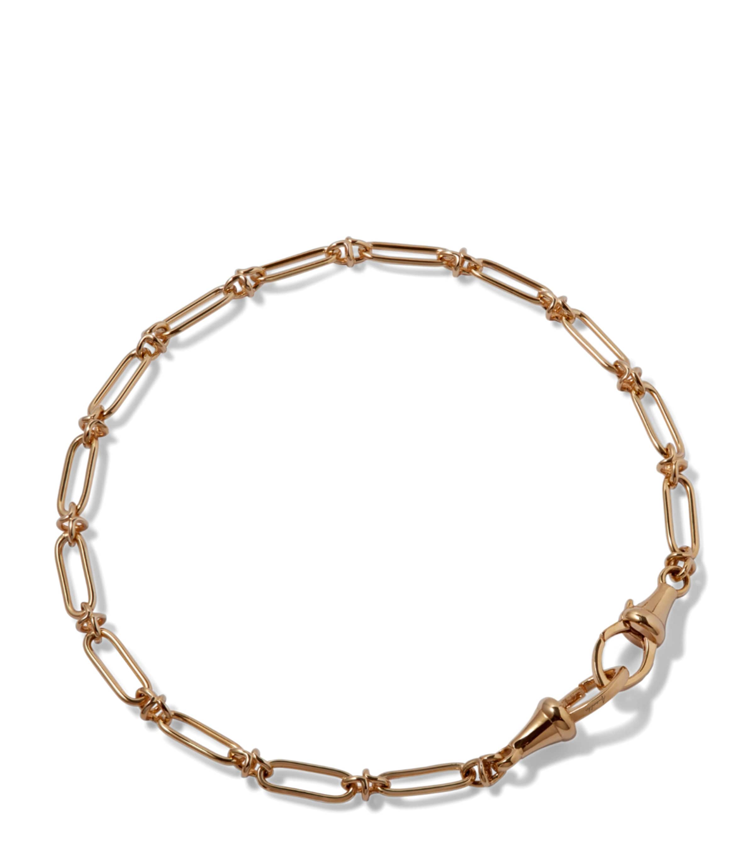 Annoushka Yellow Gold Knuckle Classic Chain Bracelet