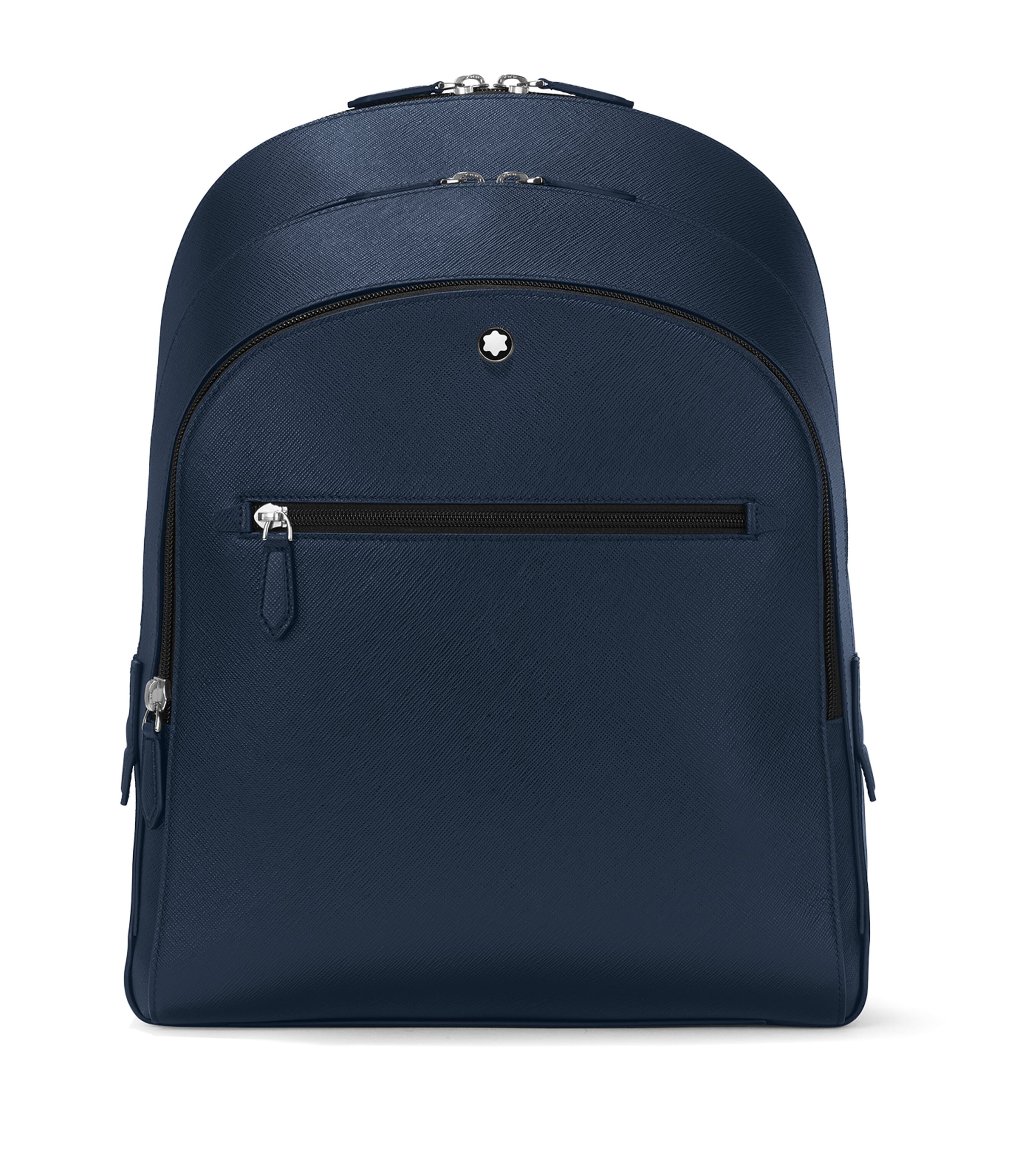 Montblanc Medium Leather Sartorial Backpack Ink Blue