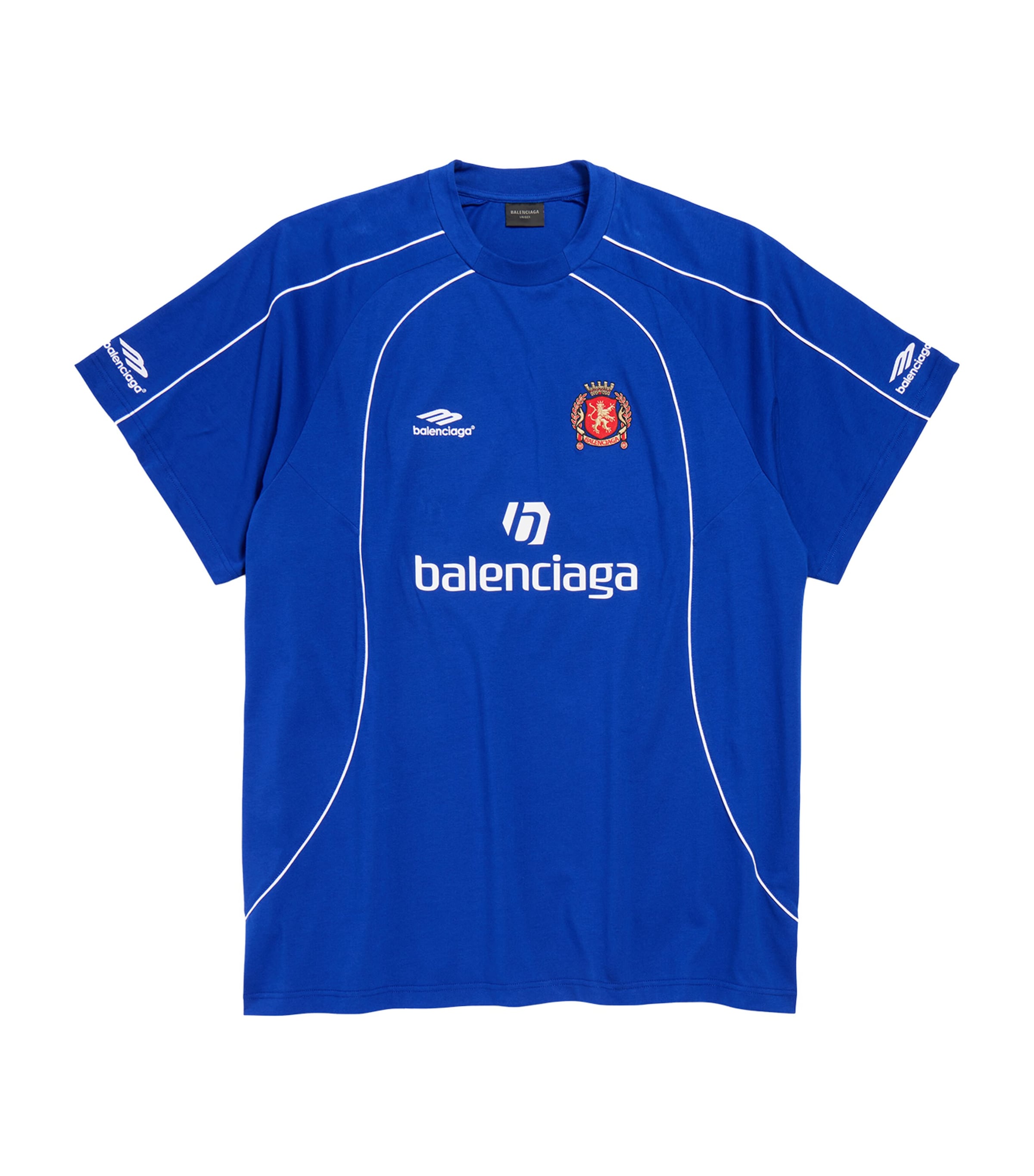 ■BALENCIAGA■ Maison Logo Long Sleeve T-Shirt Blue 681046TL MUSINSA | BALENCIAGA Maison Logo Long Sleeve T-Shirt - Blue