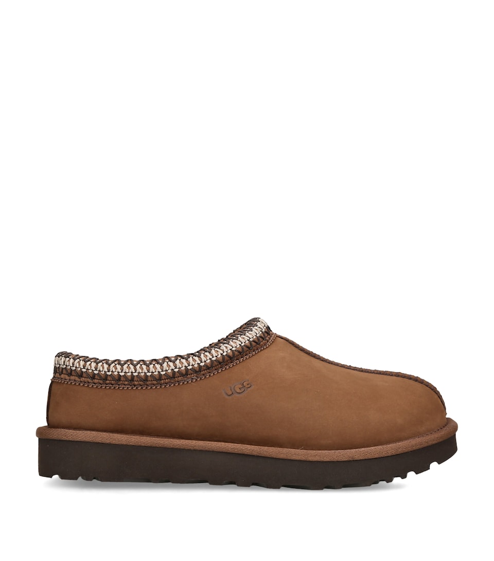 UGG Nubuck Tasman Slippers Mid Brown