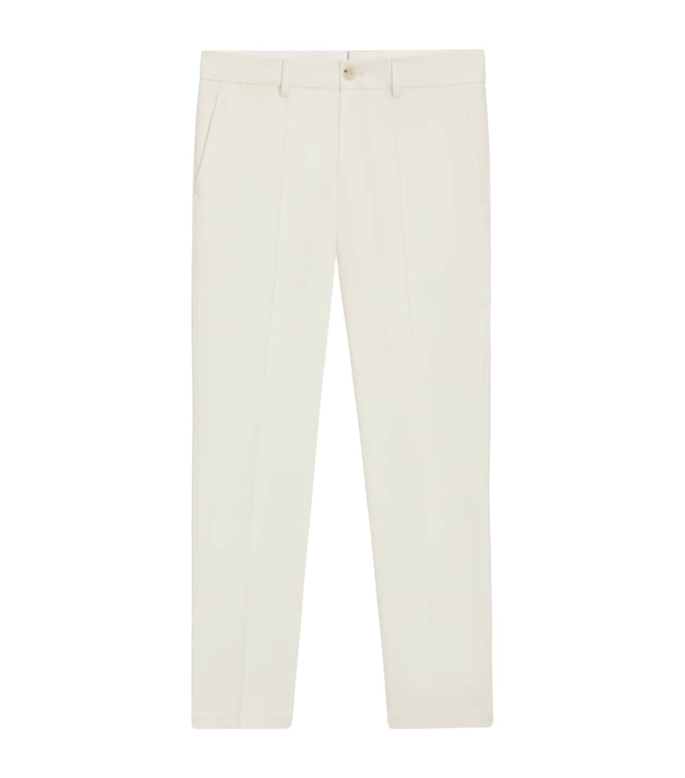 Slim-Fit Tailored Trousers