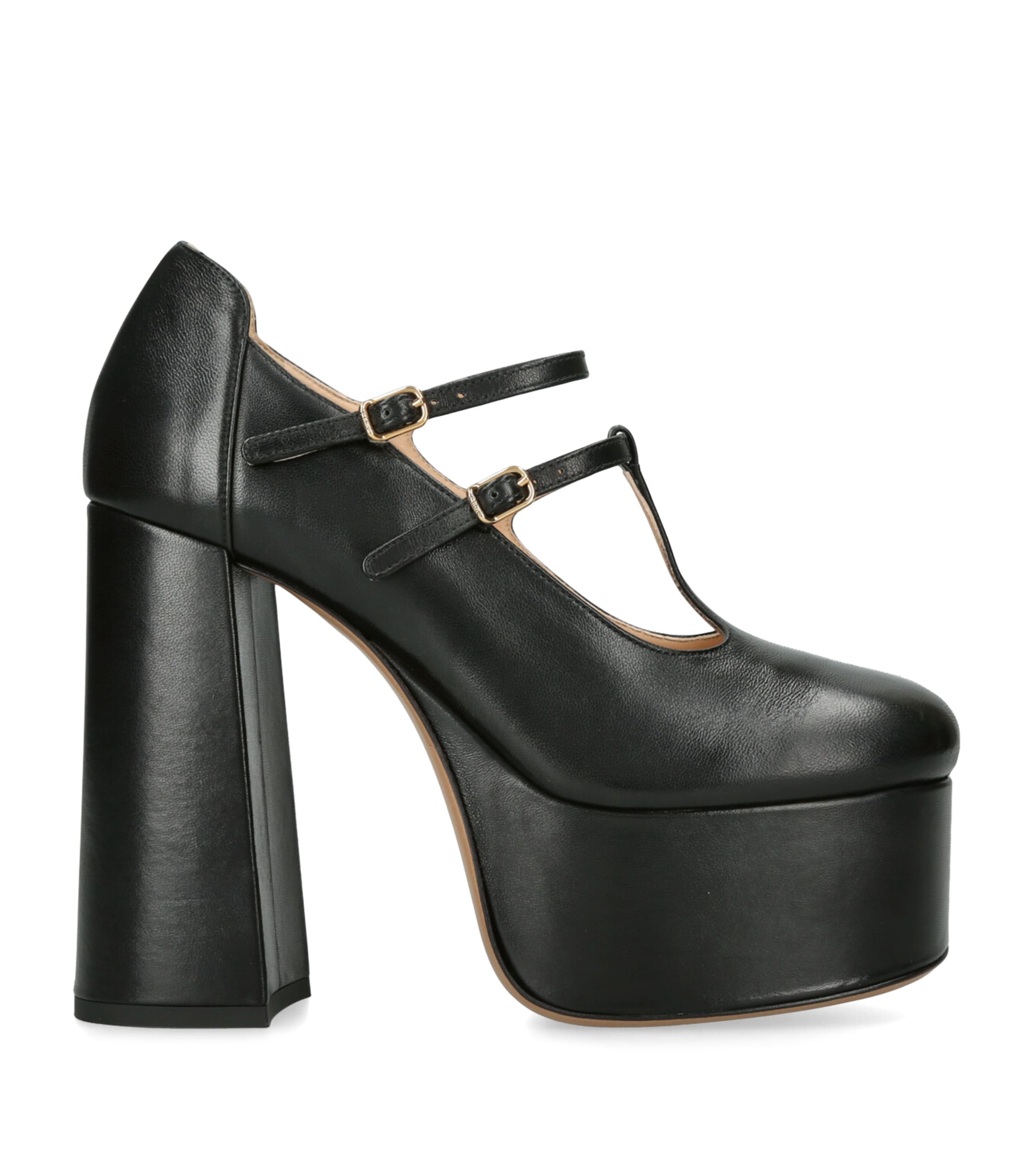 Leather Loti Platform Mary Janes 140